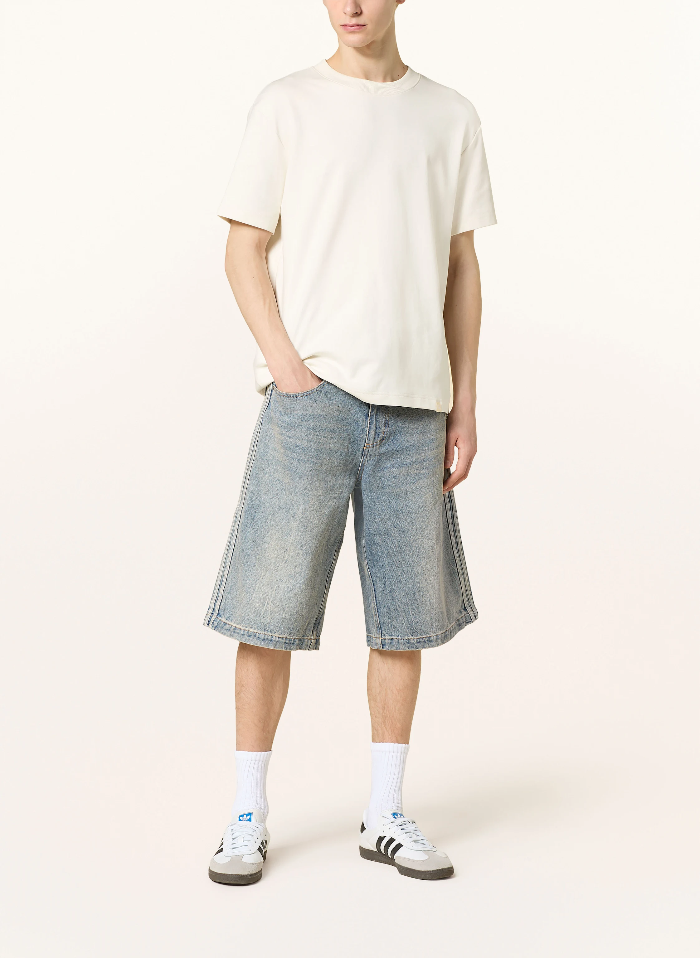 【adidas】 Adilenium Season 3 Denim Shorts adidas Originals Men's Adilenium Season 3 Denim Shorts