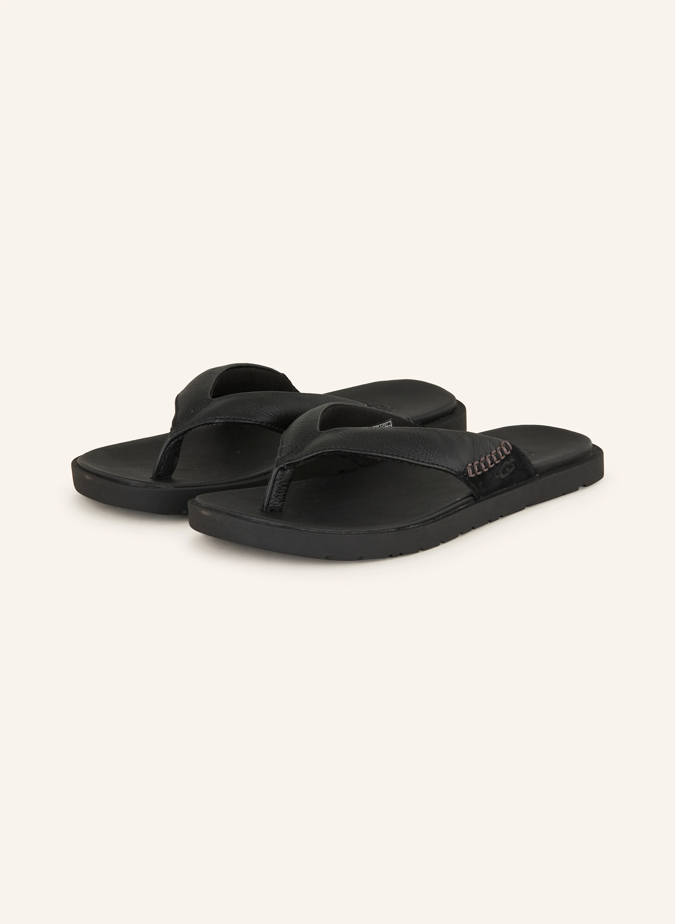 UGG SEASIDE II FLIP flip flops in black
