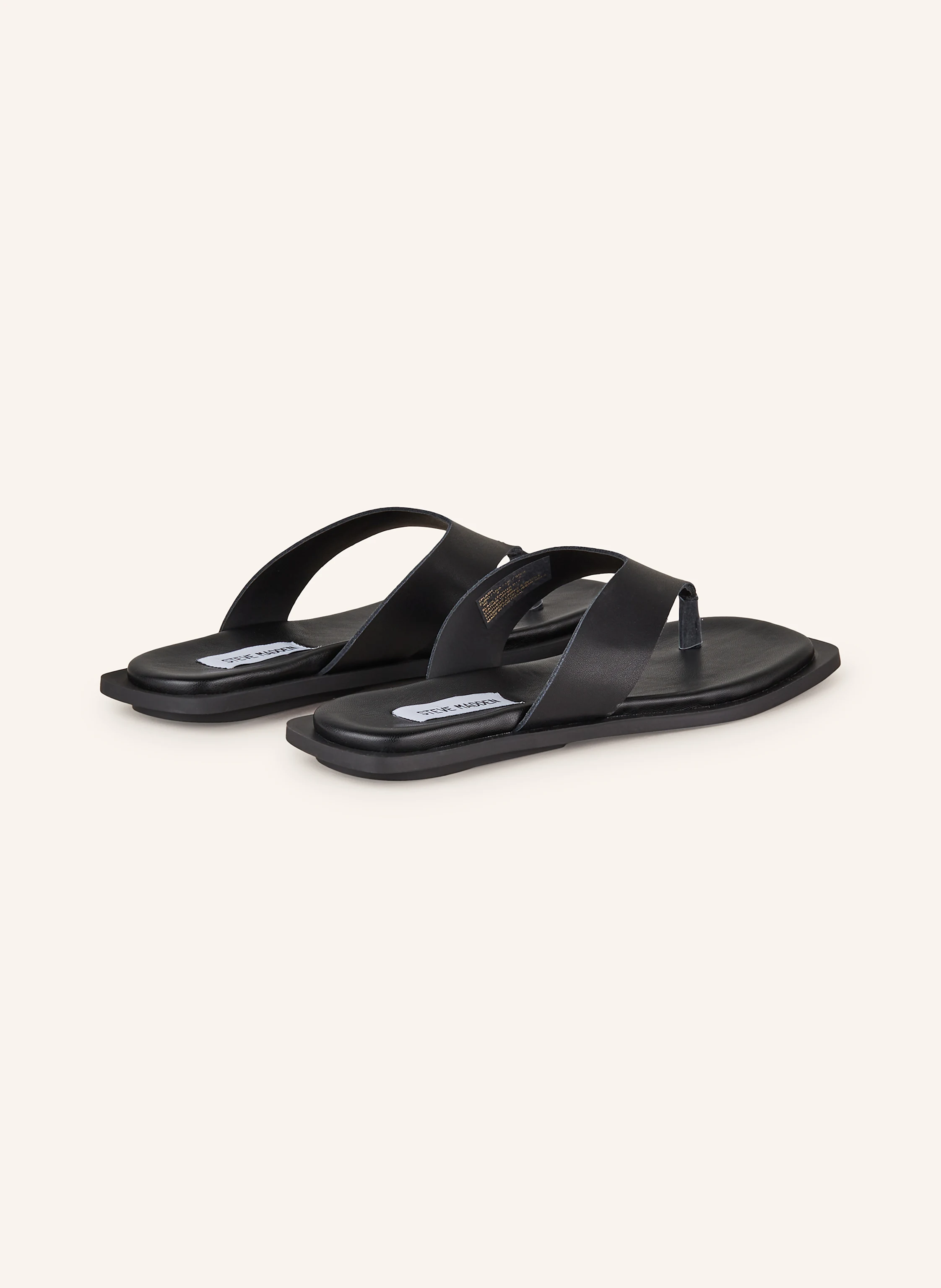 STEVE MADDEN SPLASH flip flops in black