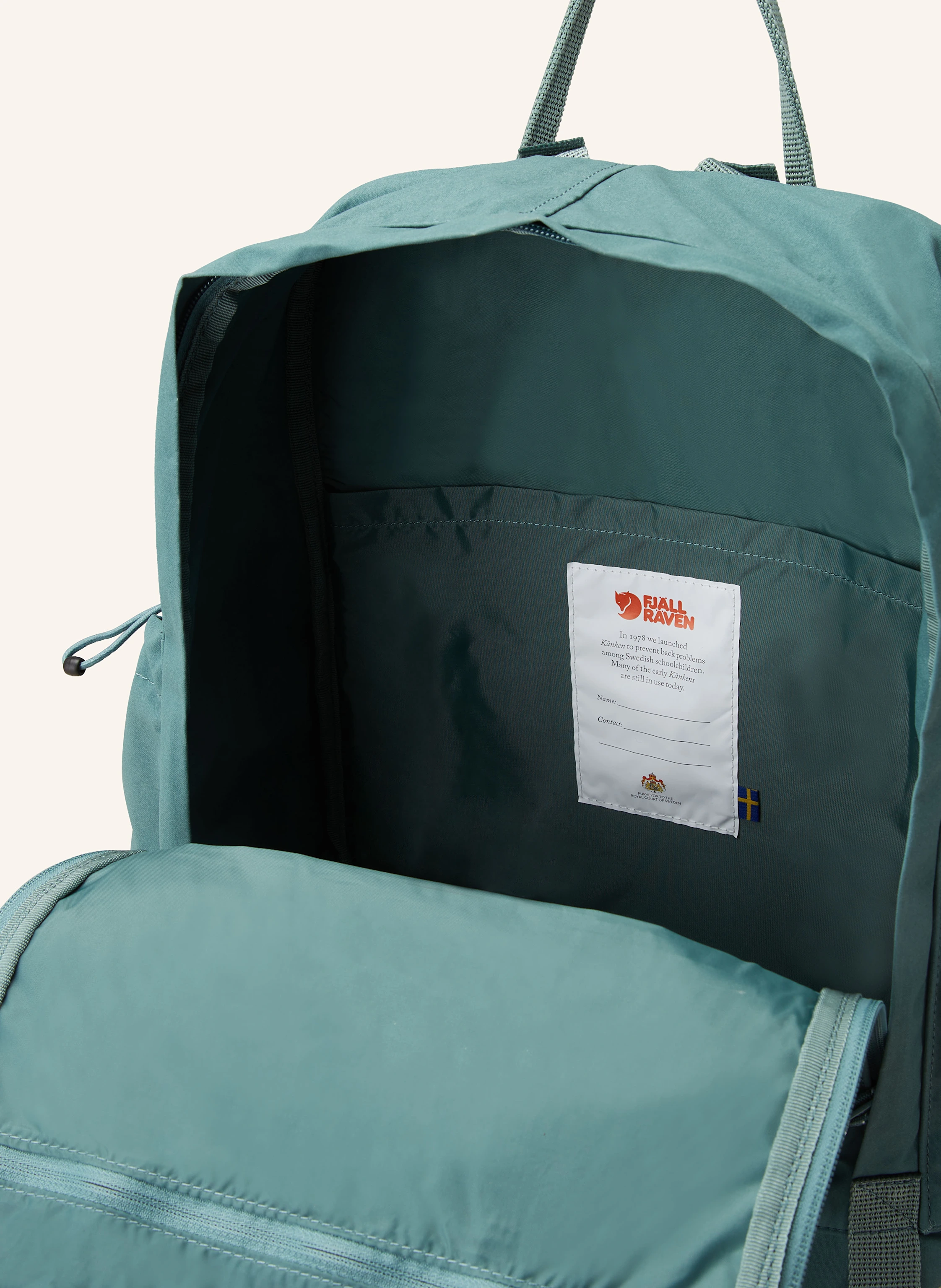 FJÄLLRÄVEN Rucksack KÅNKEN 18 l: PETROL