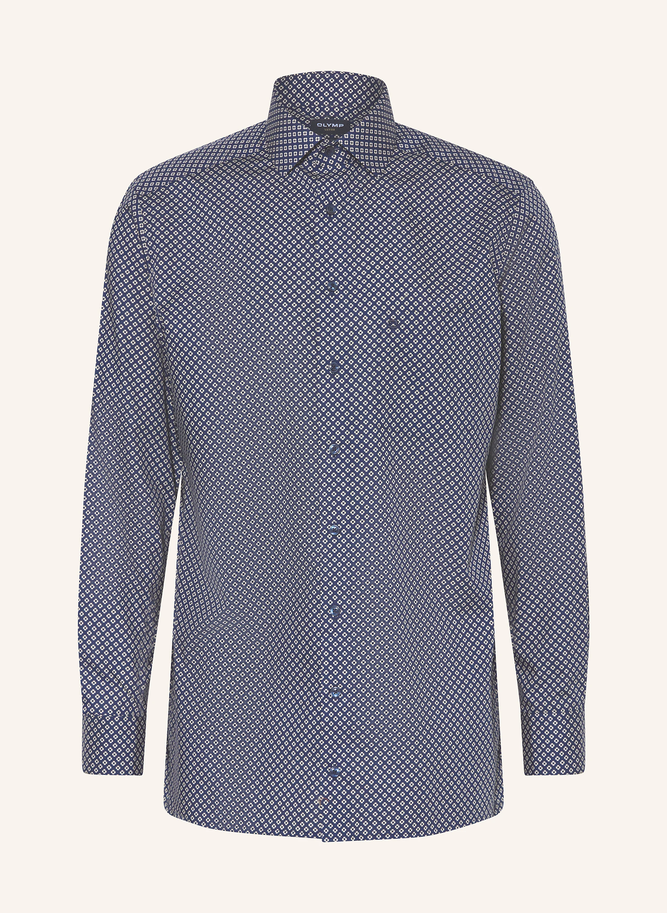 OLYMP Luxor modern fit shirt: DARK BLUE