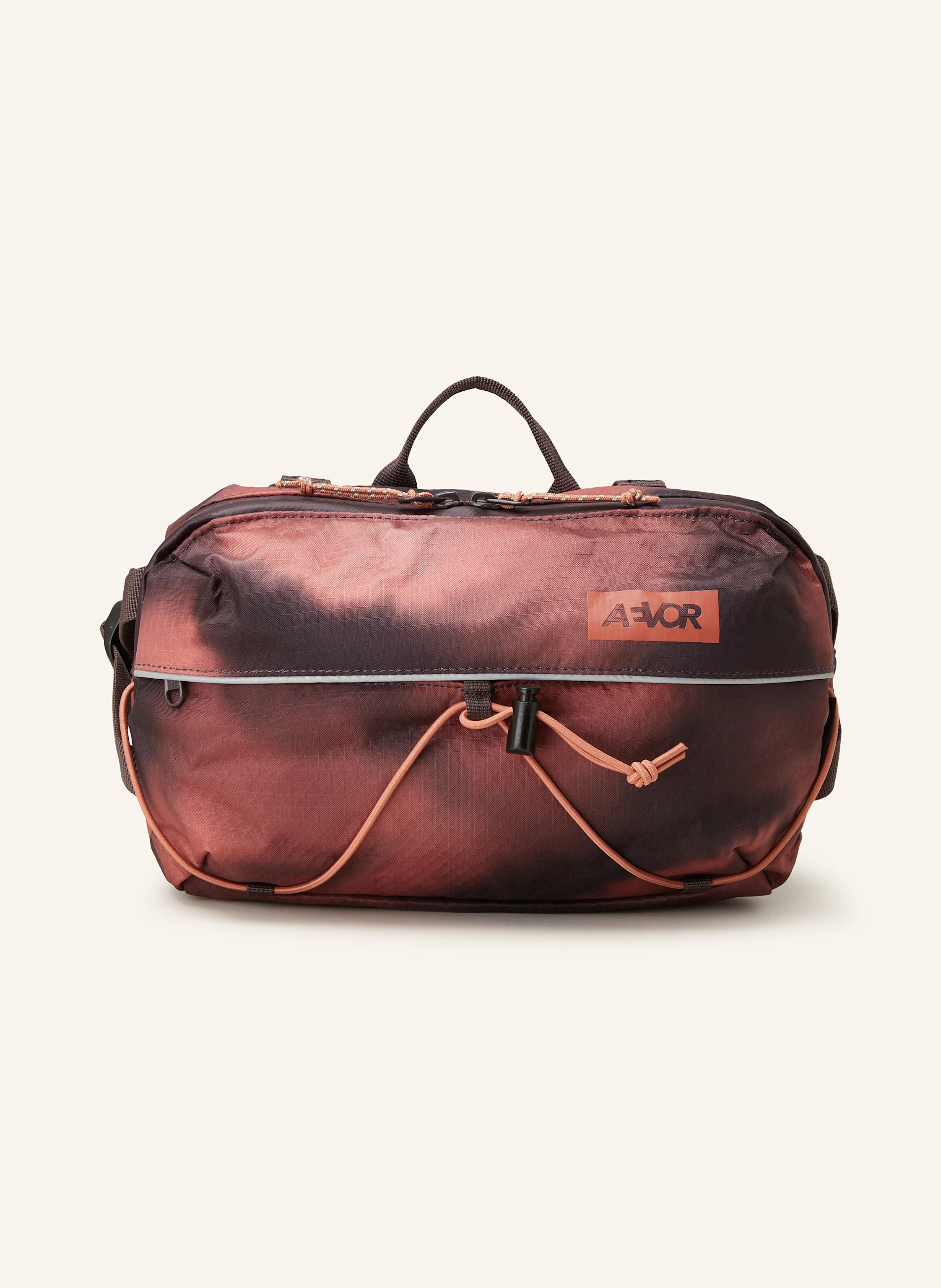 AEVOR 2-in-1-Fahrradtasche BAR BAG 4 l in hellrot / braun