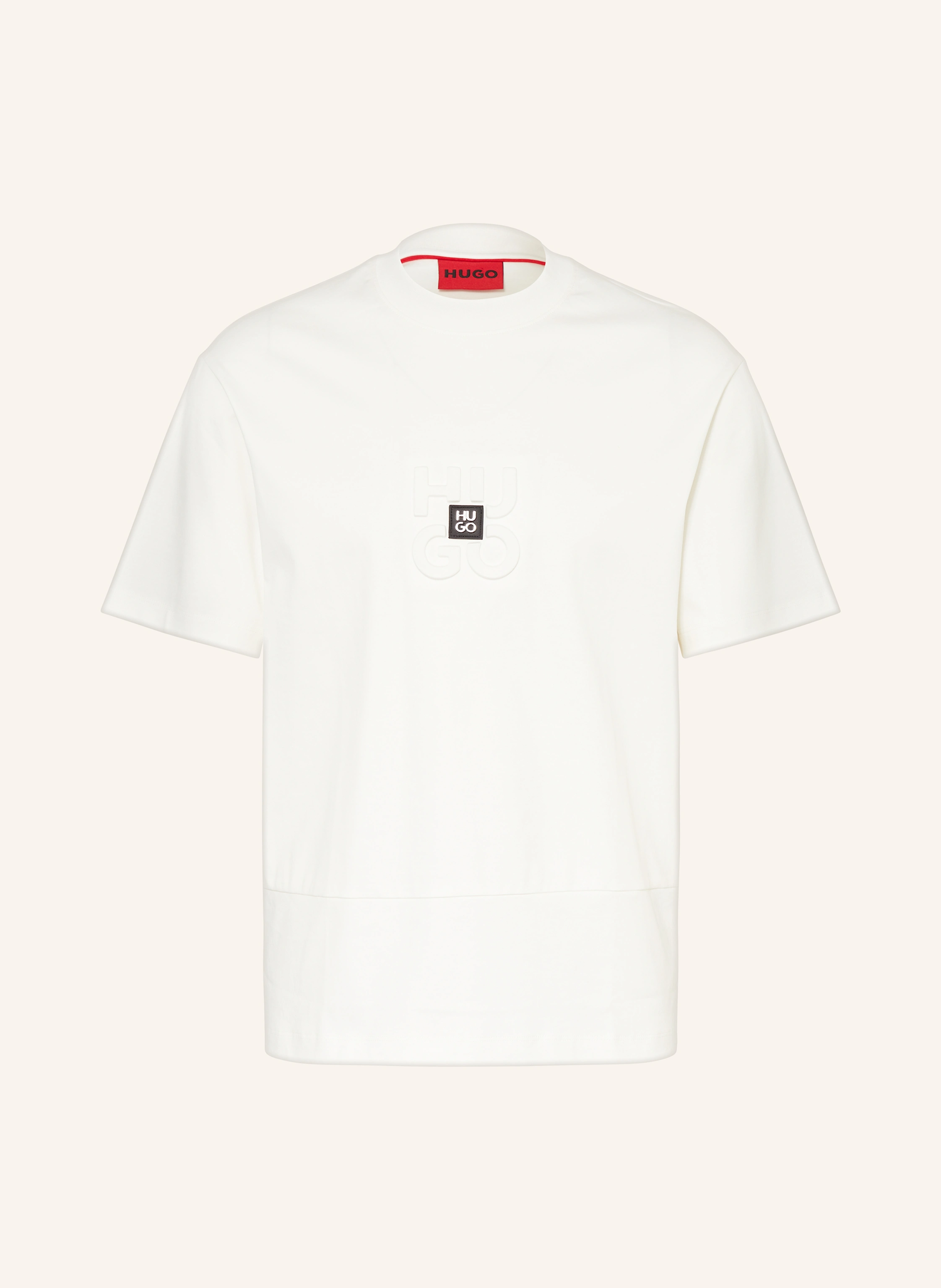 Slim Fit Hugo Boss T Shirt Wit HUGO T-shirt DEBOSTAC In White