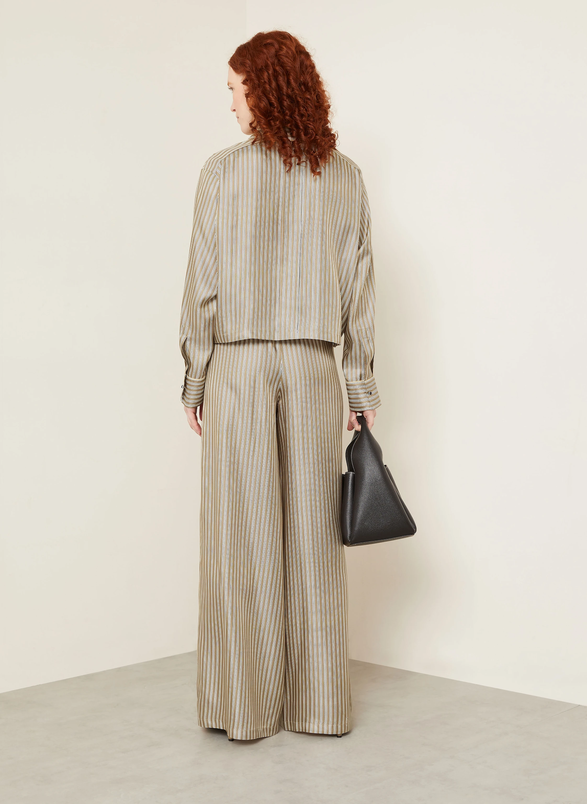 Max Mara Wide leg trousers LADINO made of silk in light