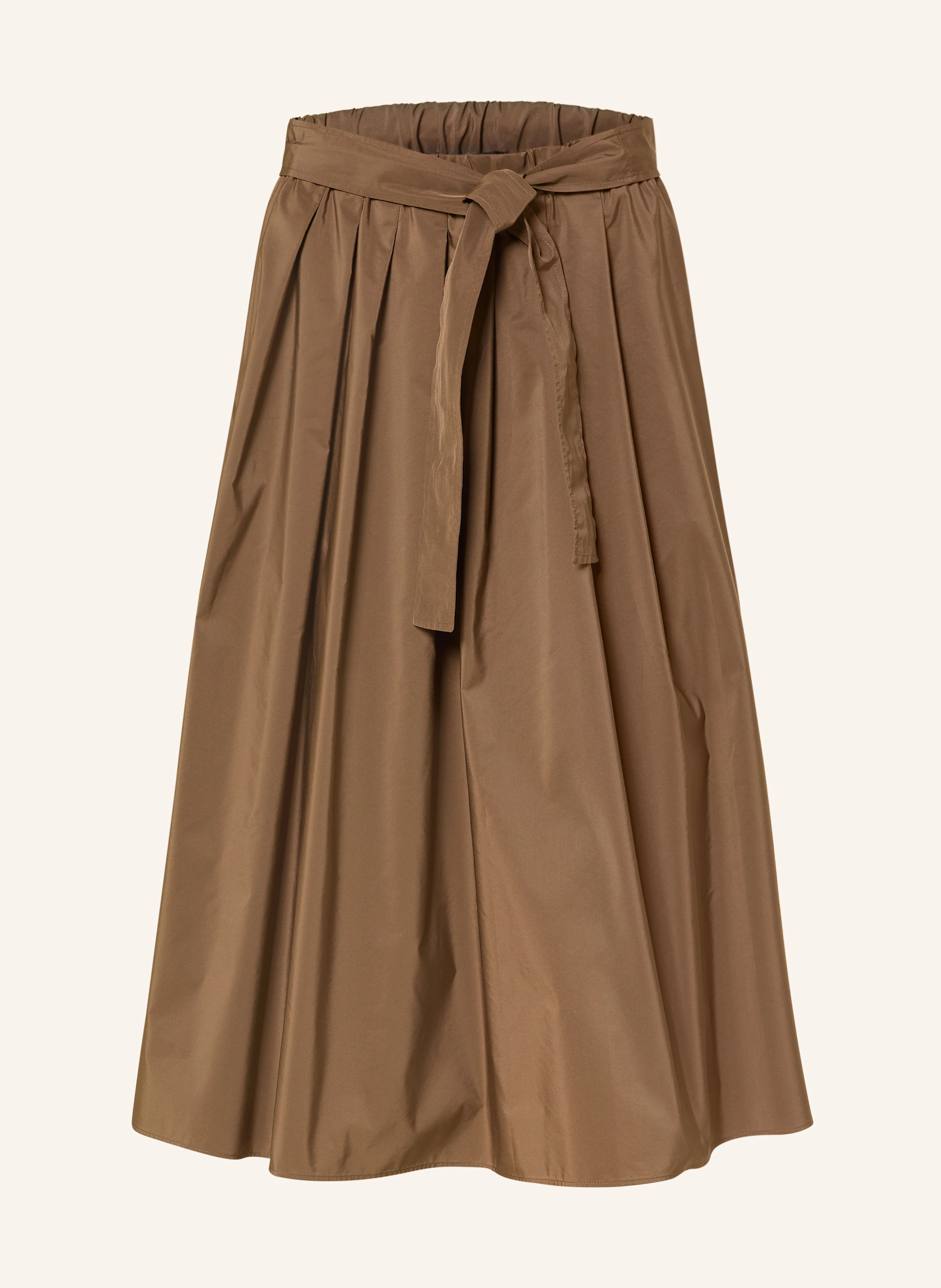 スカート Weekend Max Mara ZARDA - Wide taffeta skirt Midi taffeta skirt, navy | Weekend Max Mara