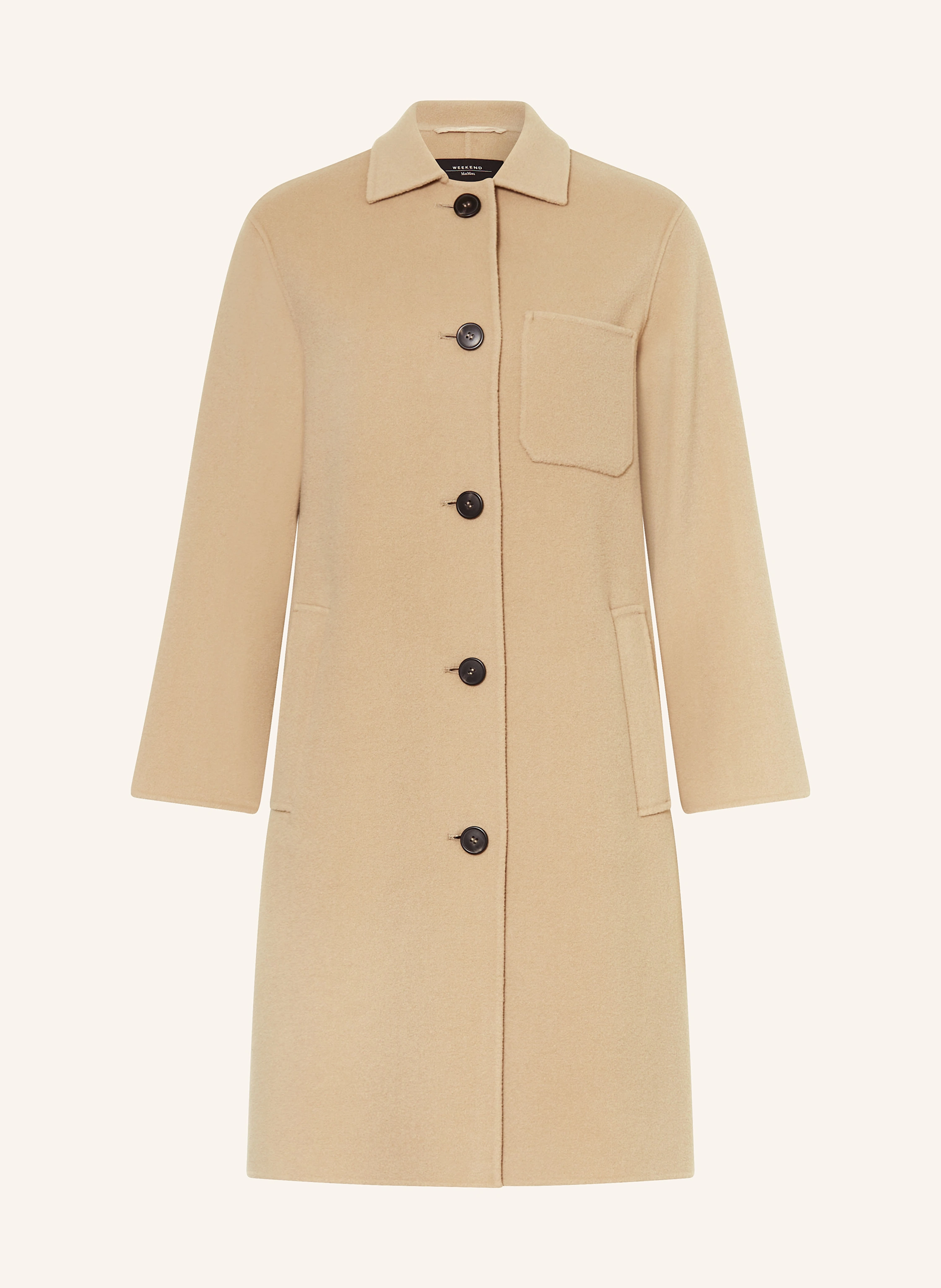 WEEKEND Max Mara ZENONE wool coat in beige - Main Image