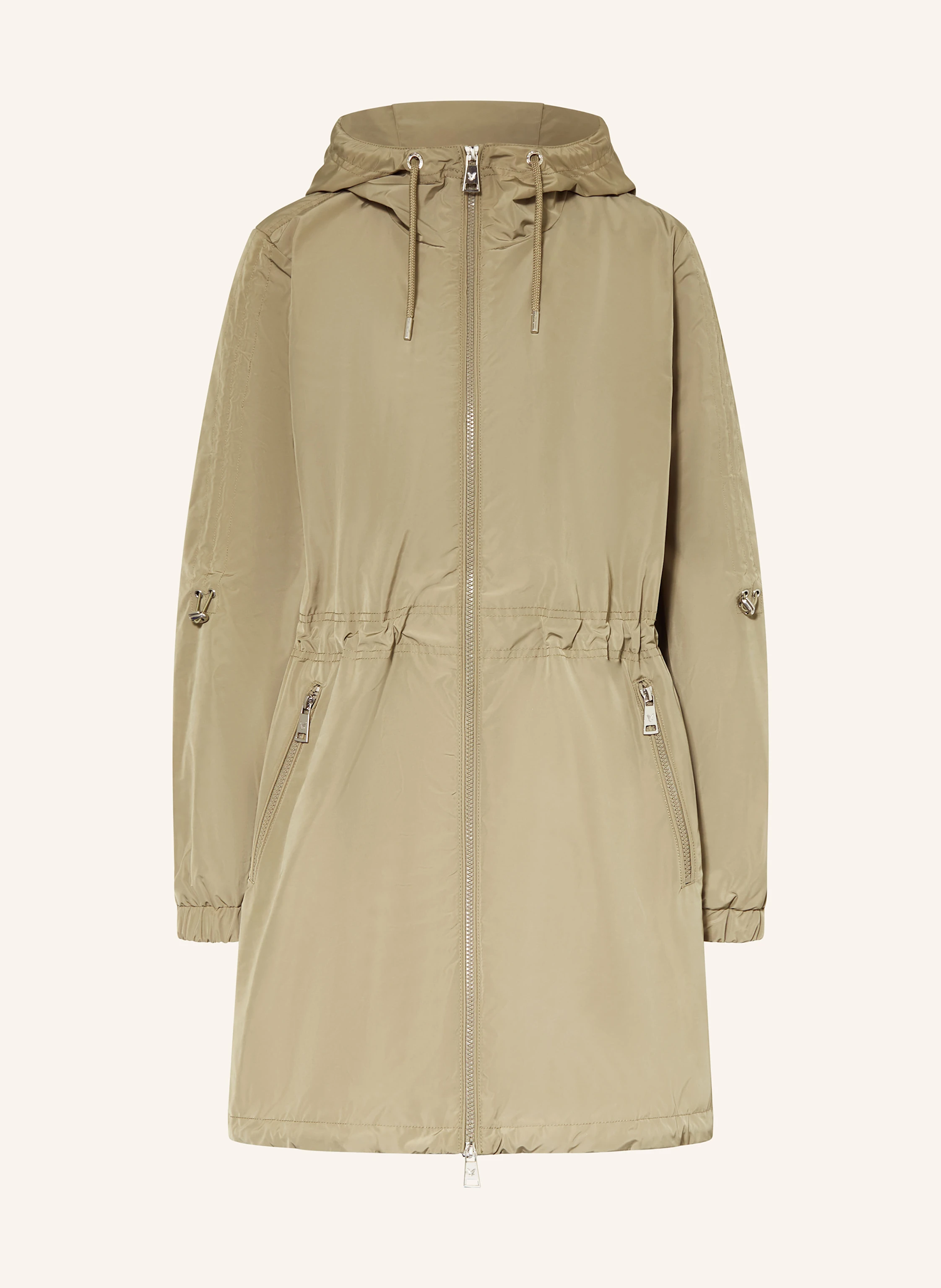 Mantel Parka Beige Kunstfell Breuninger Parka Fuchs Und Schmitt