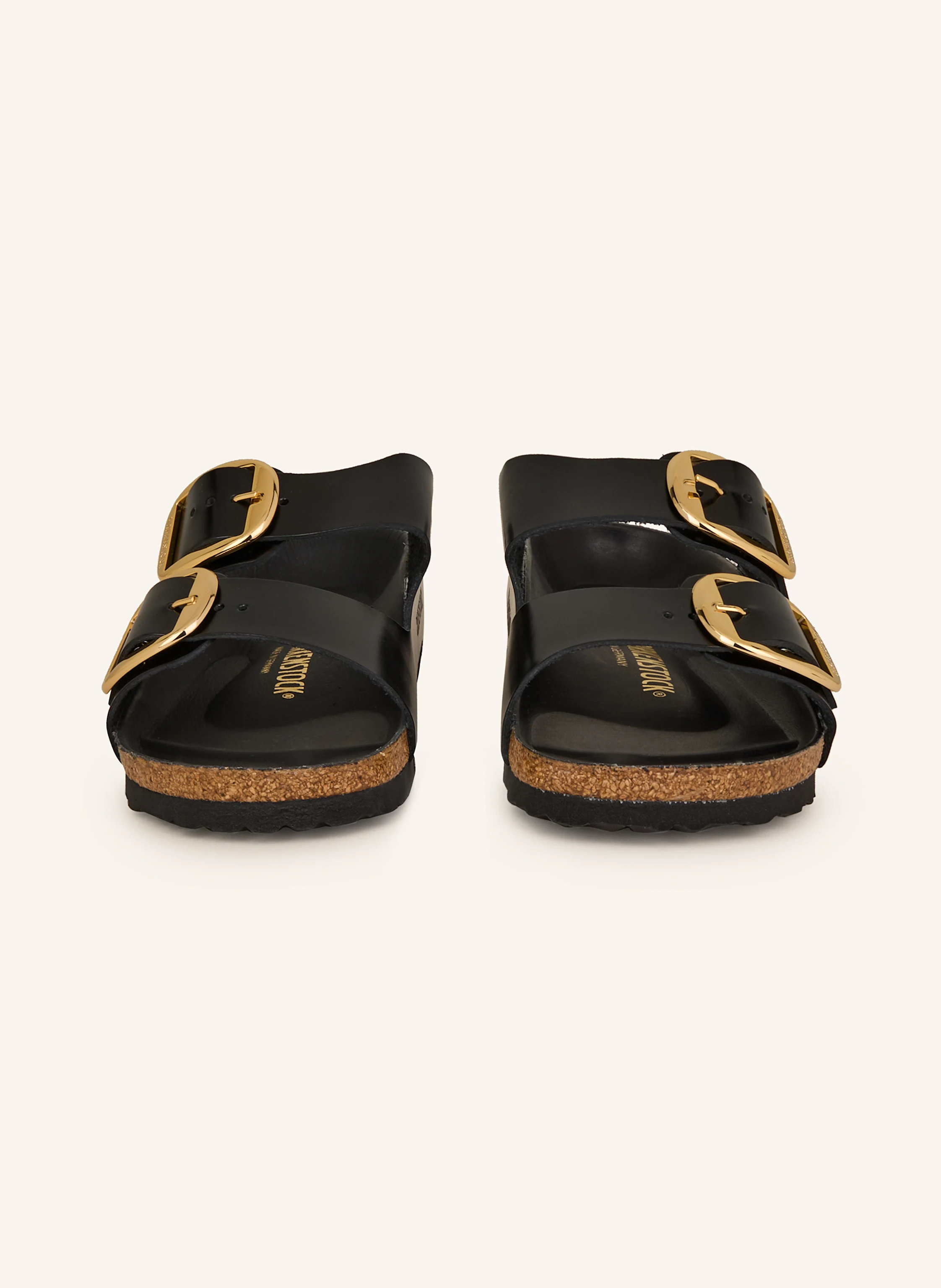 BIRKENSTOCK Pantoletten ARIZONA BIG BUCKLE LENA in schwarz