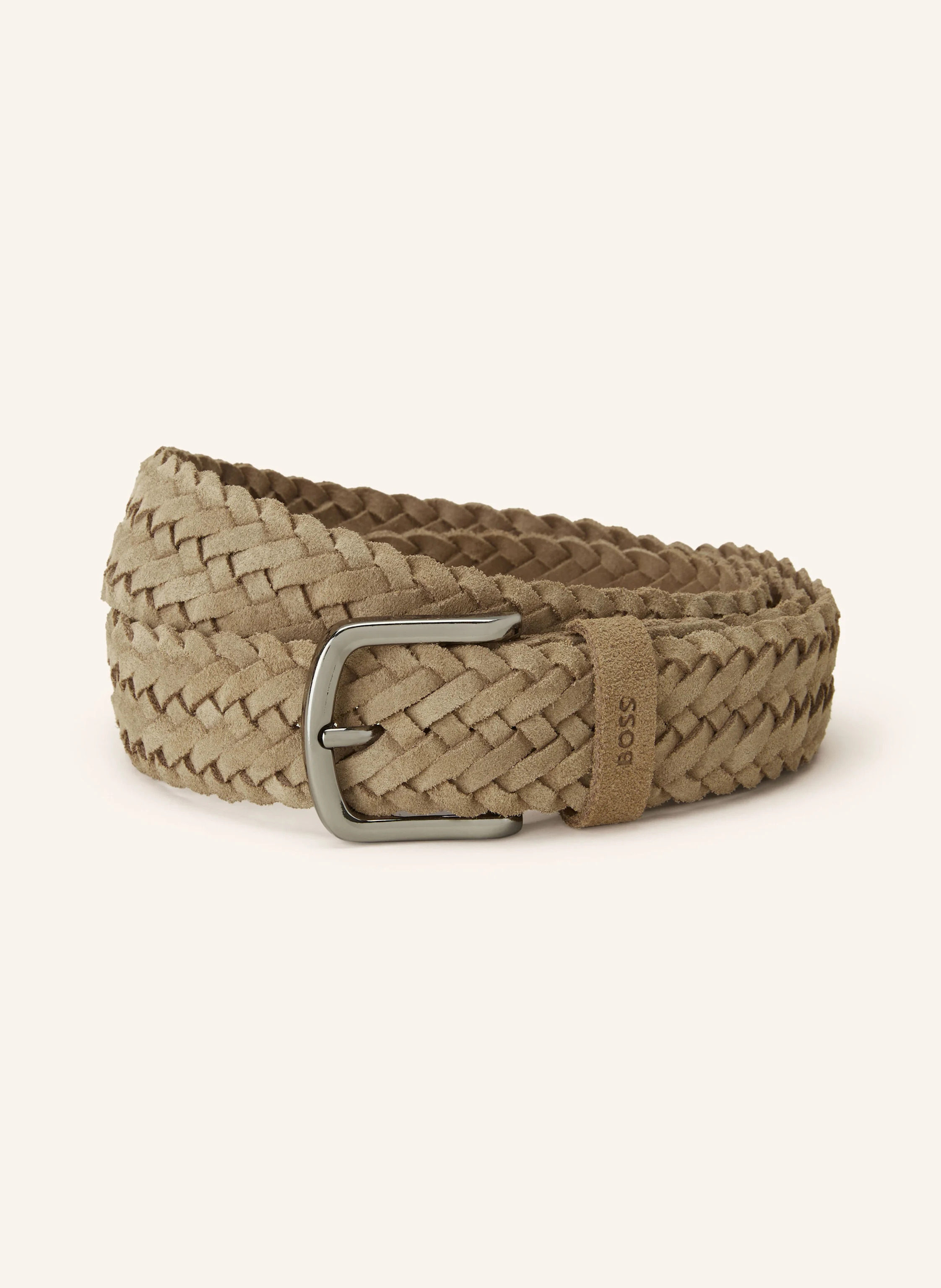 BOSS Ceinture en cuir SASH en beige