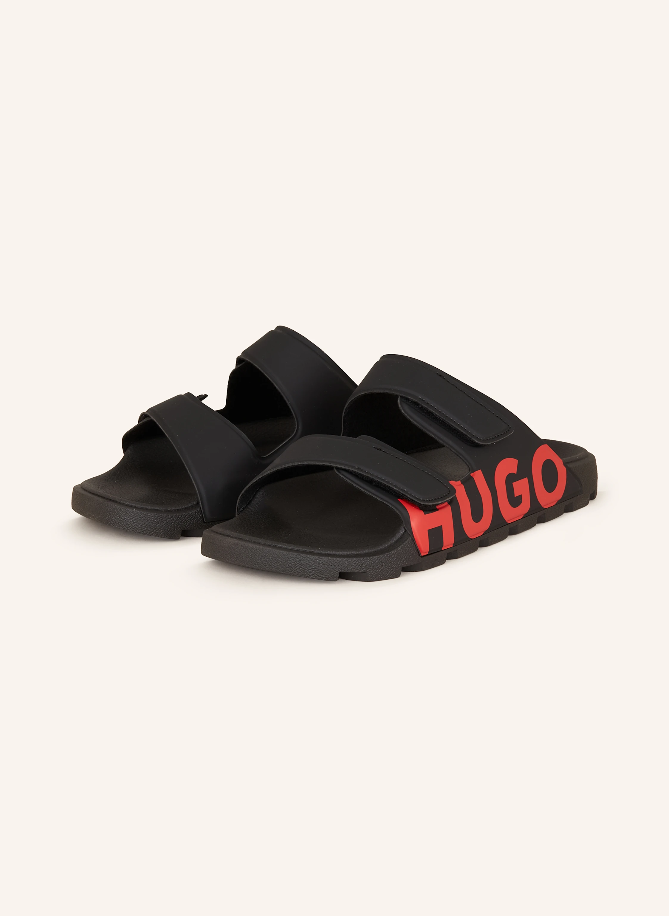 HUGO Pantoletten EVANDER in schwarz
