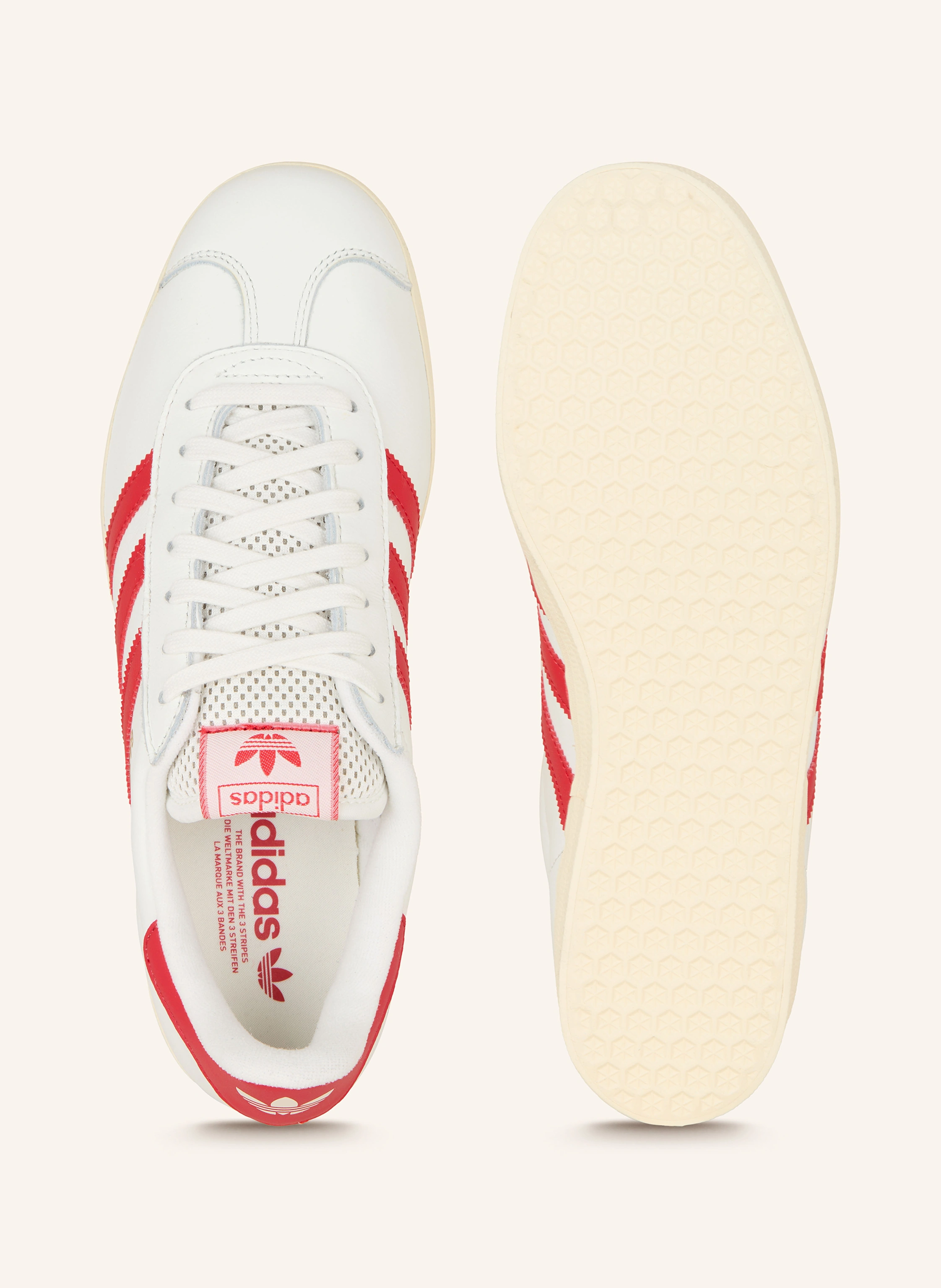adidas Originals Sneakers GAZELLE in white/ red