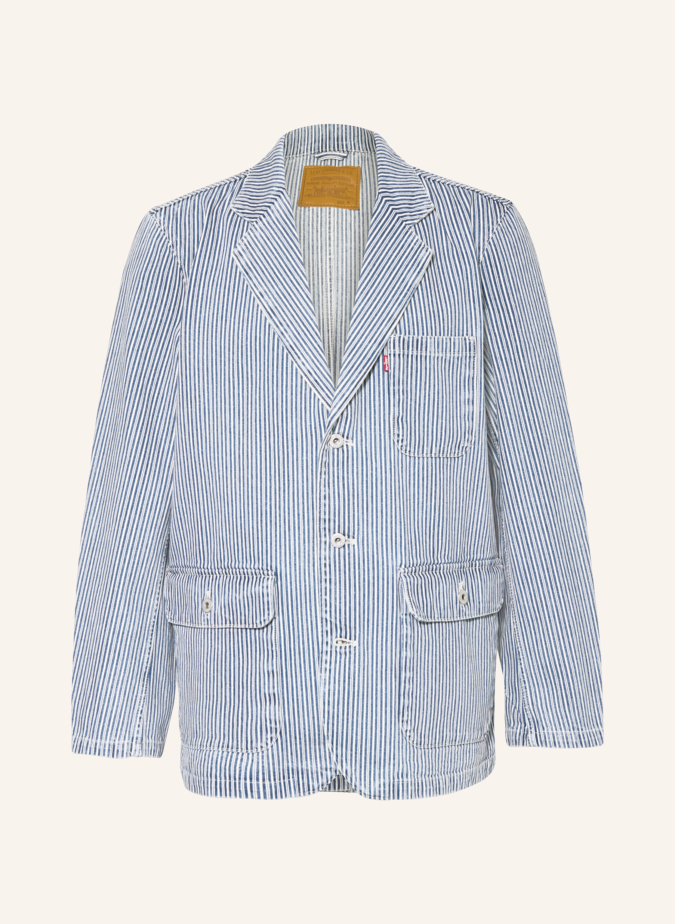 Levi's® Denim jacket MISSION DENIM Standard Fit in blue/ white