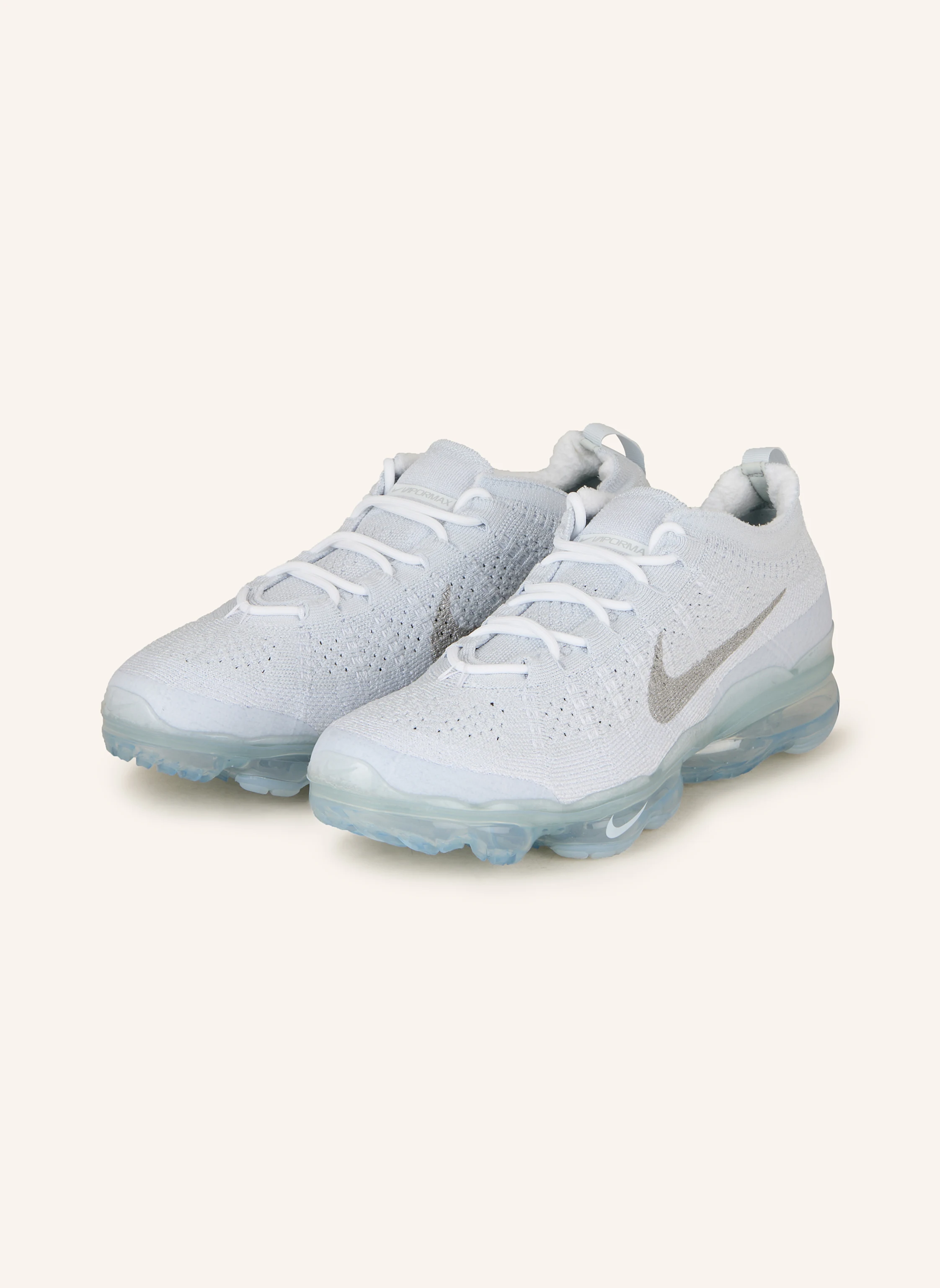 Nike Baskets AIR VAPORMAX 2023 FK en bleu gris/ argent/ bleu clair