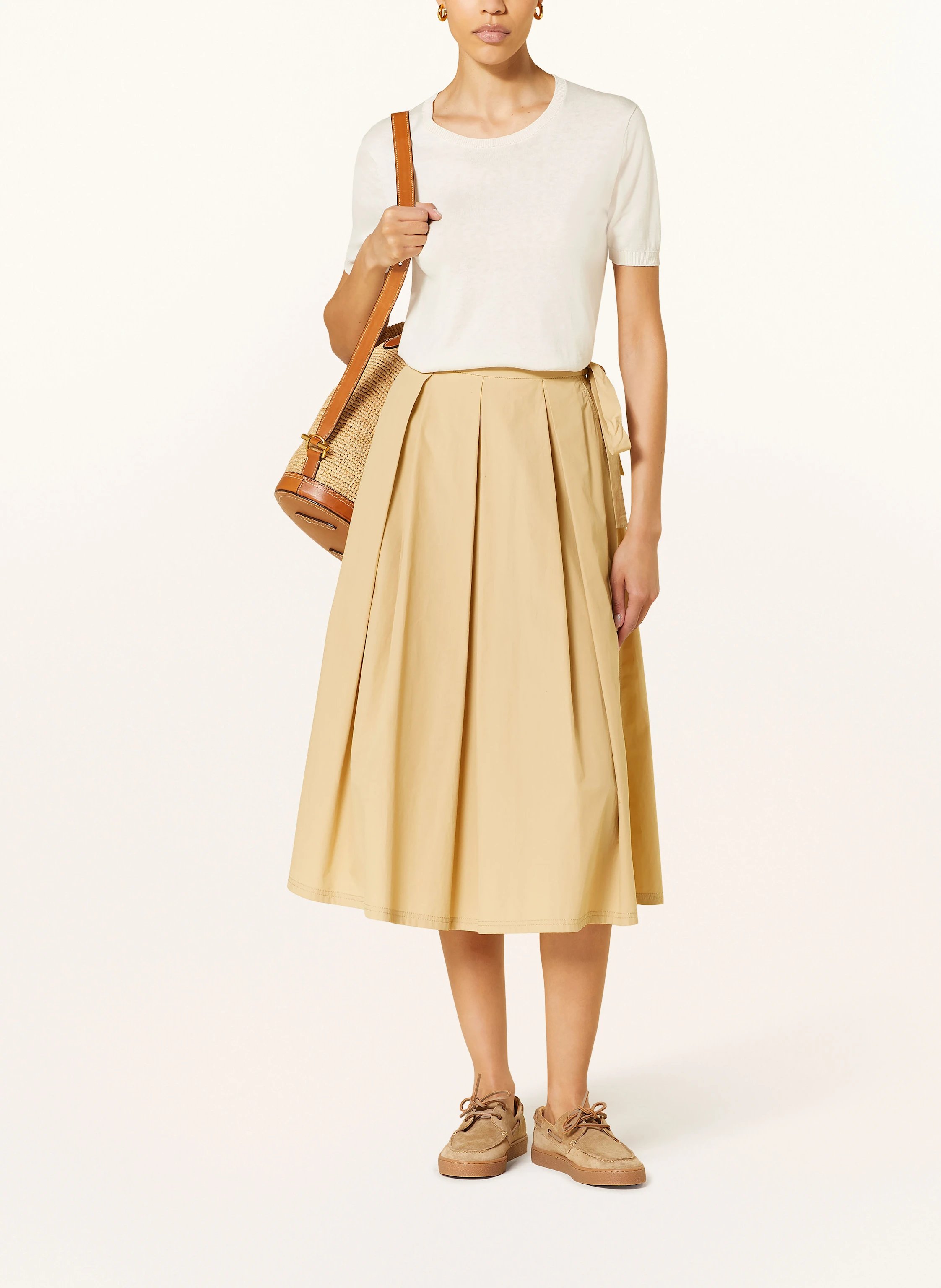 スカート MAX MARA STUDIO Women Skirts GOYALI Beige Beige skirt | Max Mara