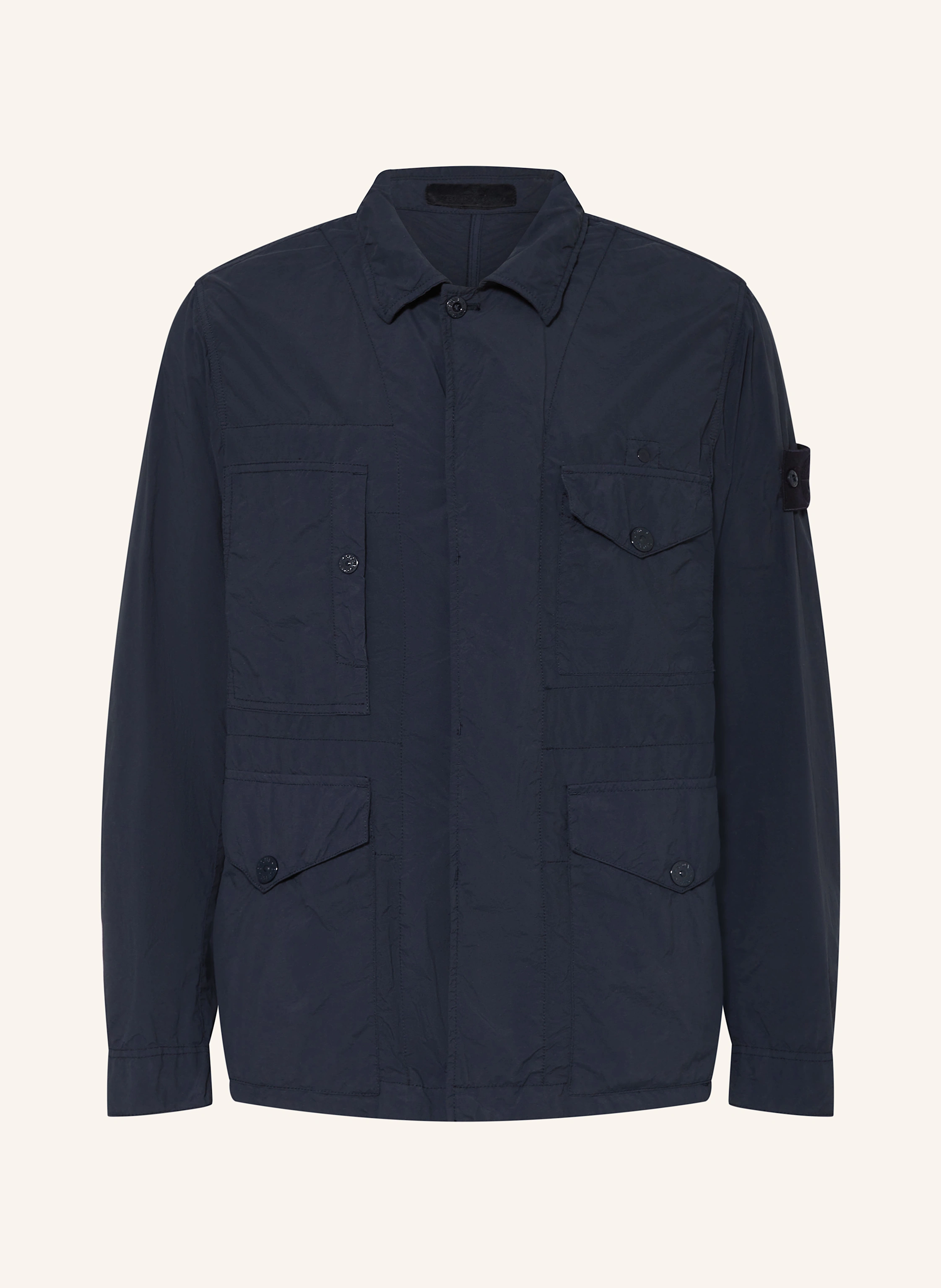 STONE ISLAND Field jacket GHOST in dark blue