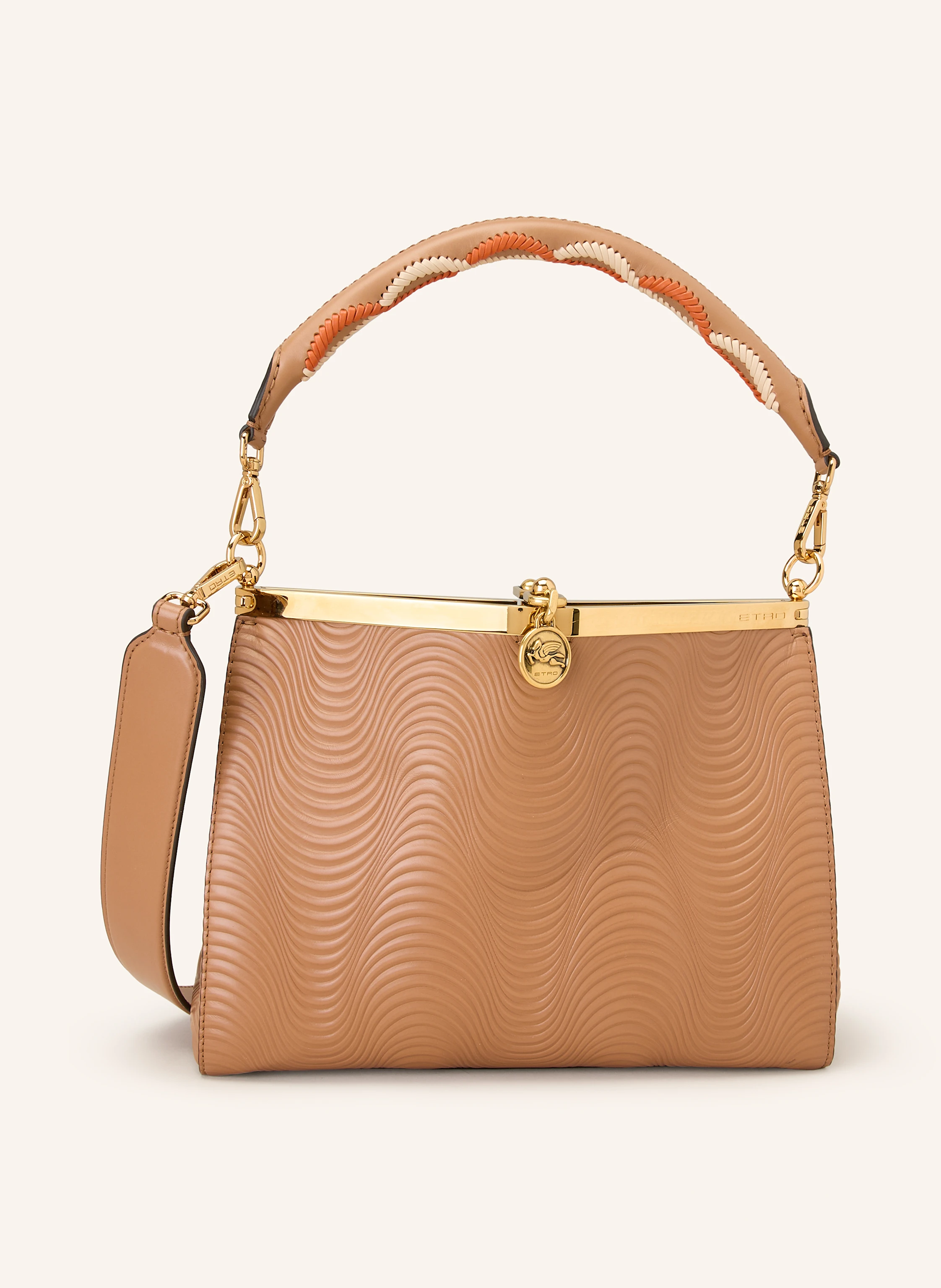 ETRO Handtasche VELA MEDIUM mit Pouch in braun