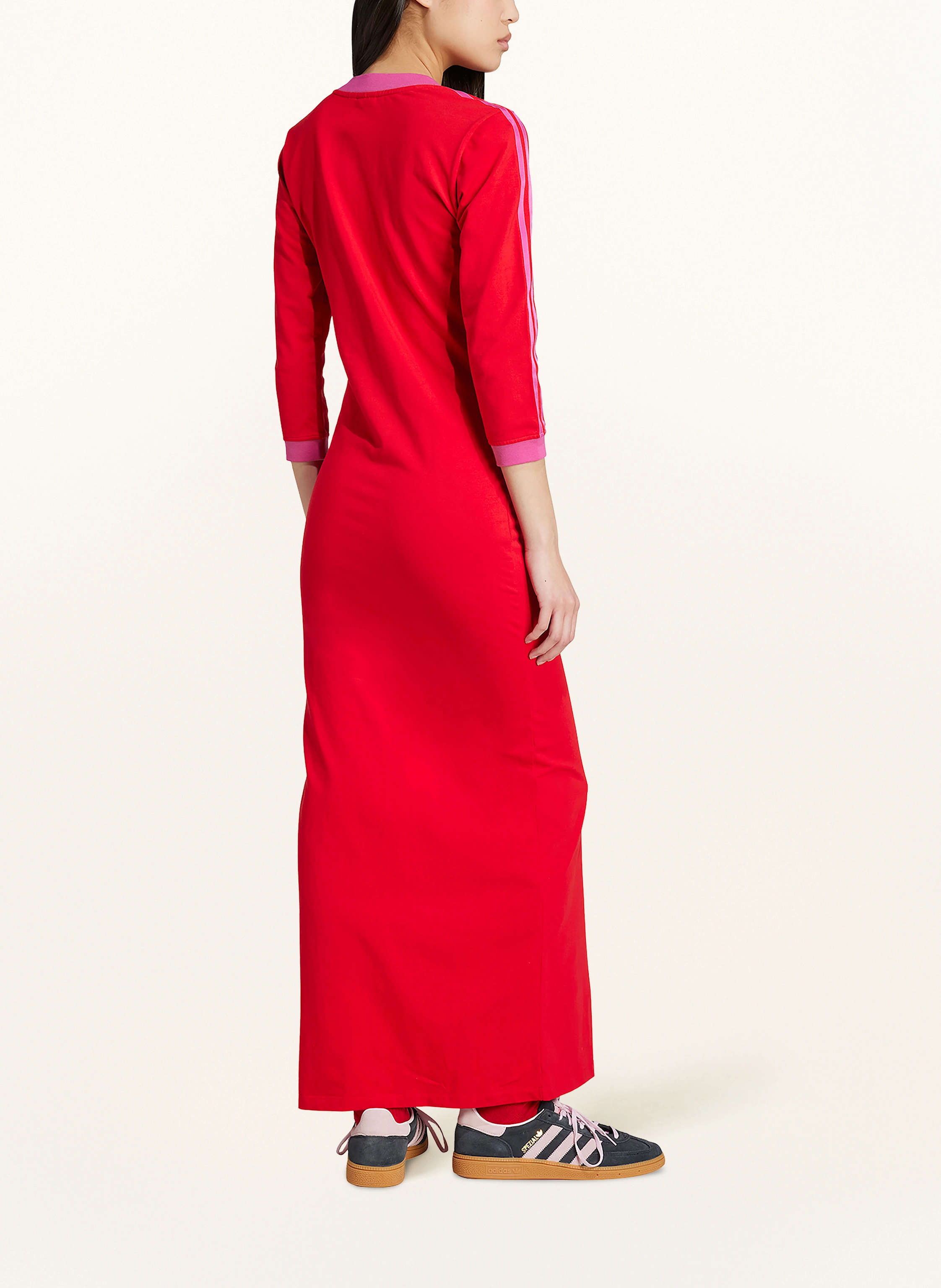 open lace back dress Red Sporty Maxi Dress