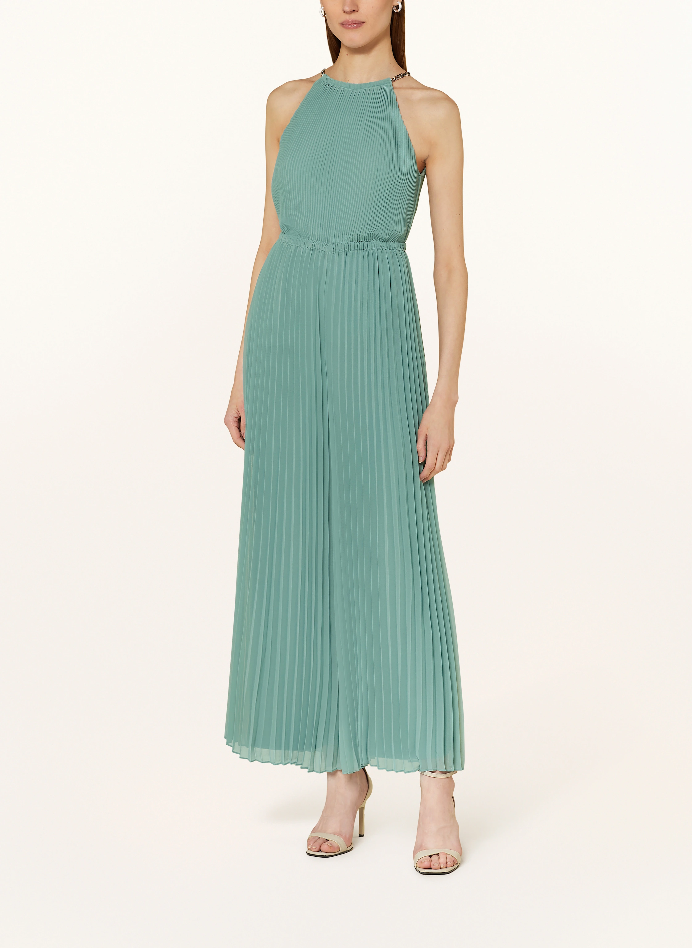 APART Plisseret jumpsuit: MINT