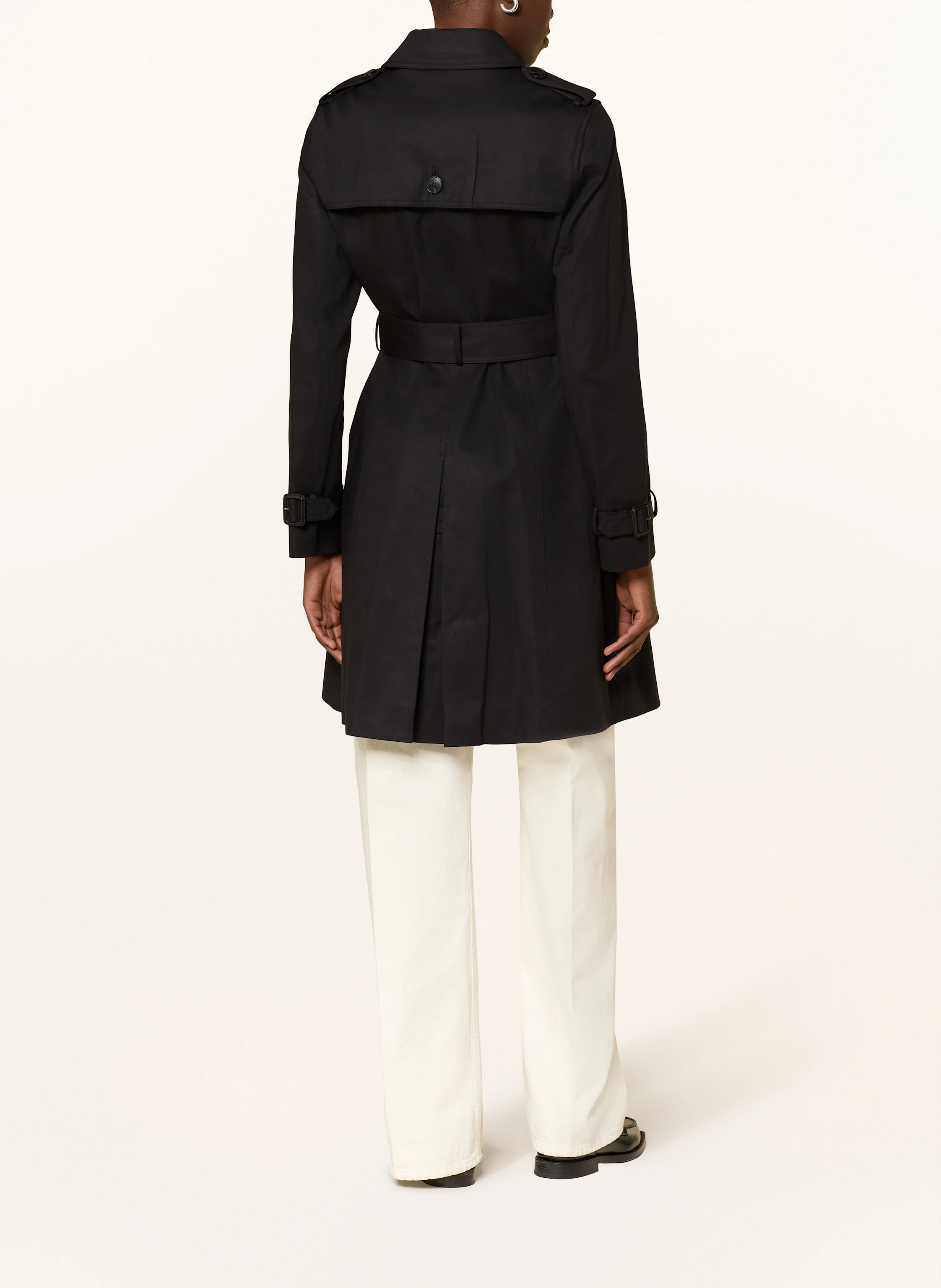 【海外限定】Hobbsトレンチコート☆Skylar Trench Coat, Black Skylar Shower Resistant Trench Coat | Hobbs UK |