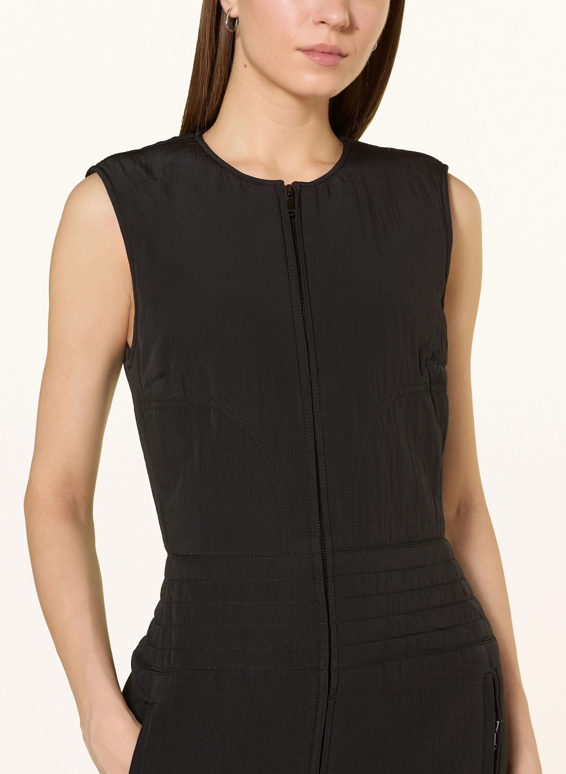 REISS MAHLON dress: BLACK