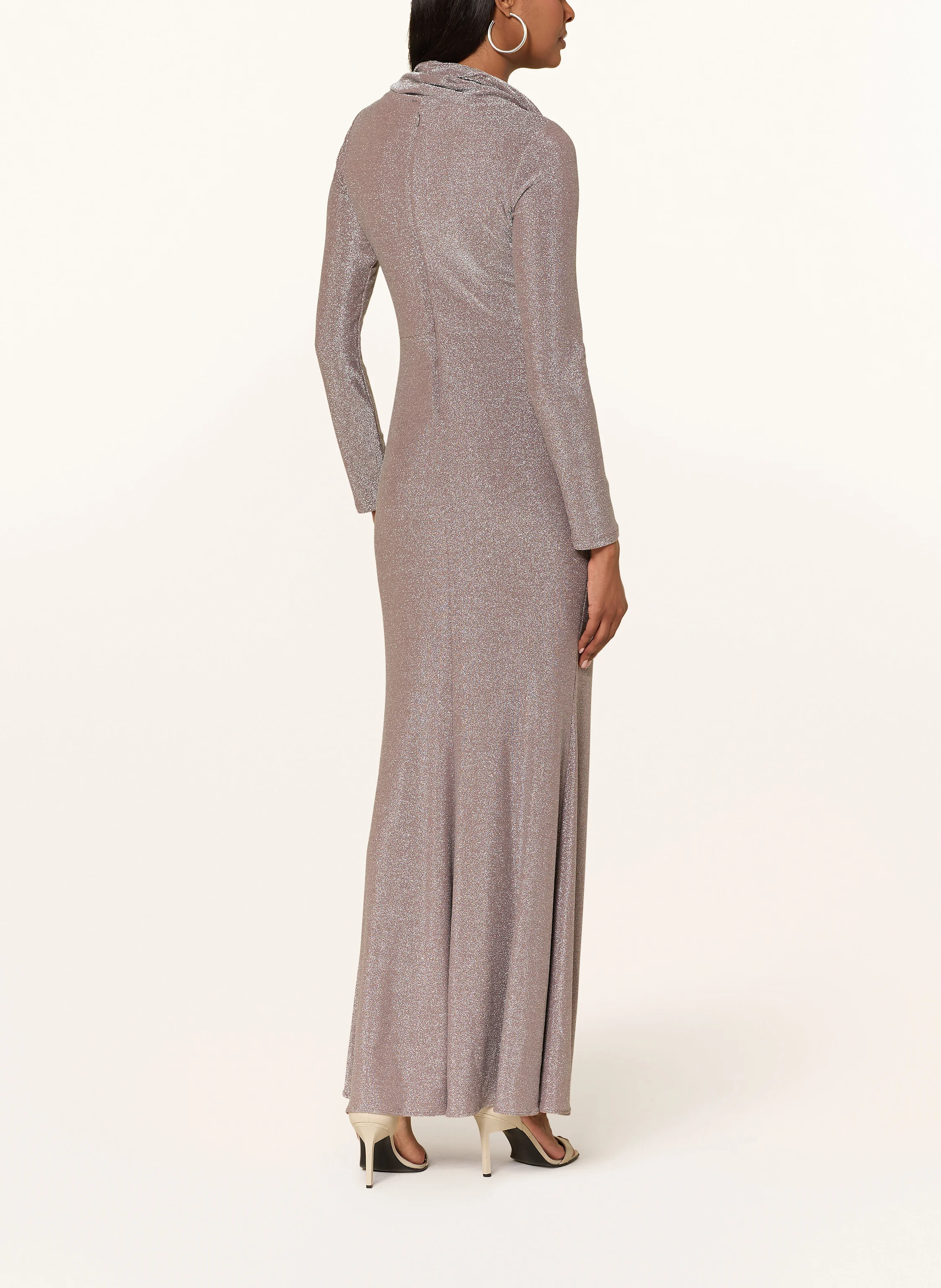 Robe Pailletée Taupe Windsor - Taille M - Style Robe De Cocktail - Neuf Avec étiquettes