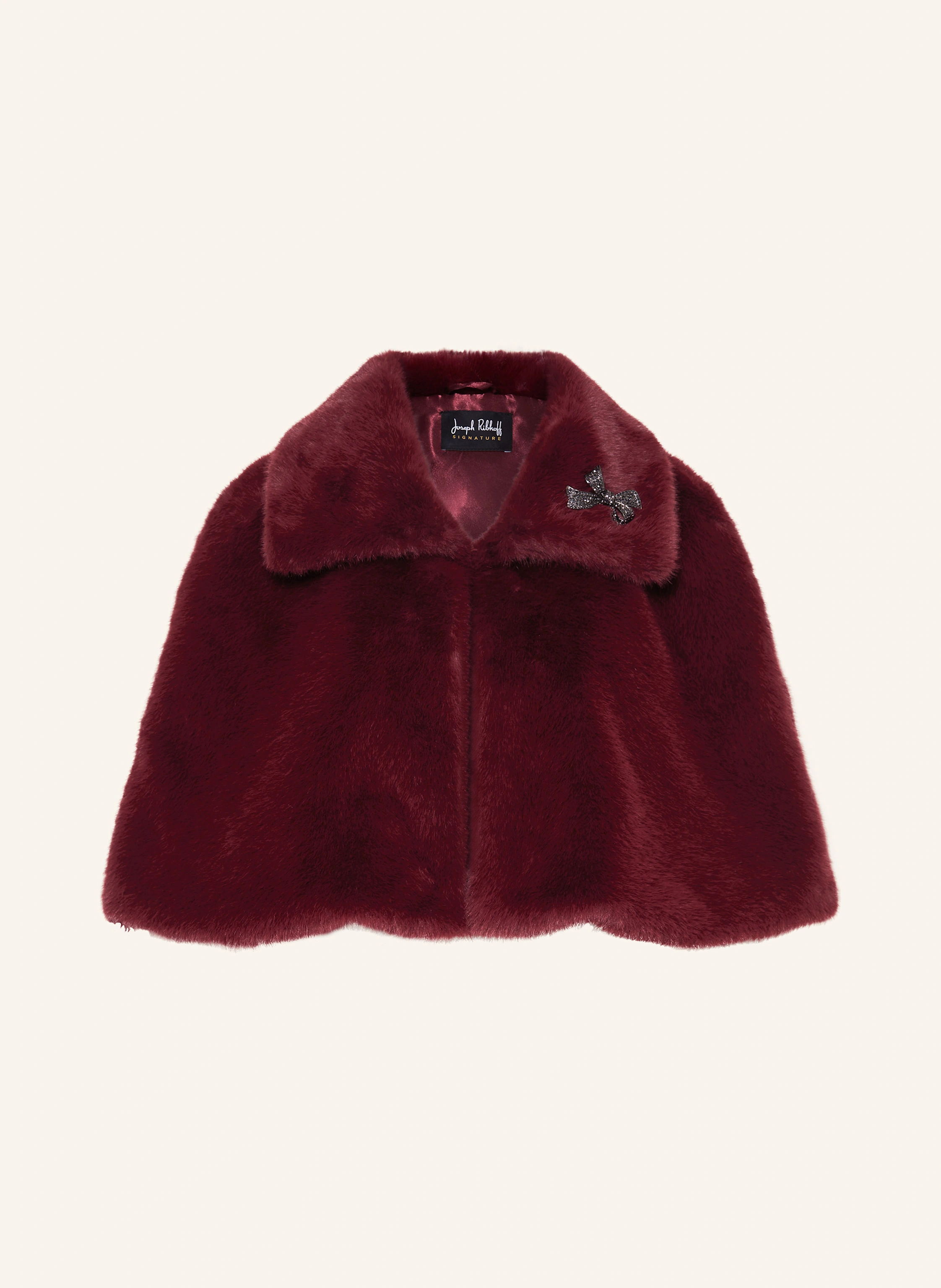 Gilet Boléro Luxueux En Fourrure Bleu Blanc Rouge - Taille 38 (Convient 36-40) - Occasion Excellent État