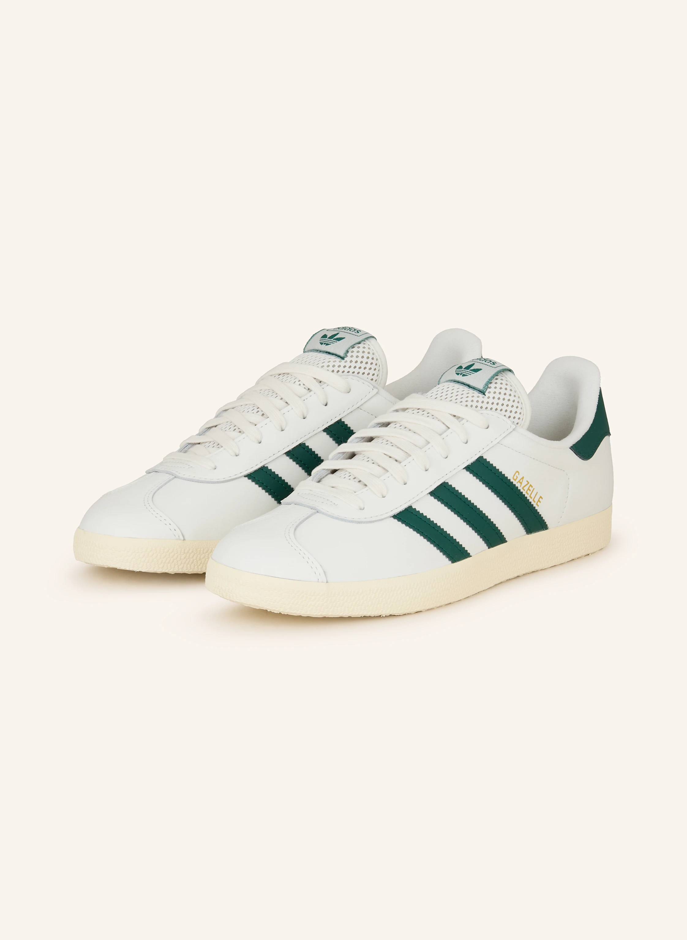 adidas Originals Sneakers GAZELLE in ecru / white / green