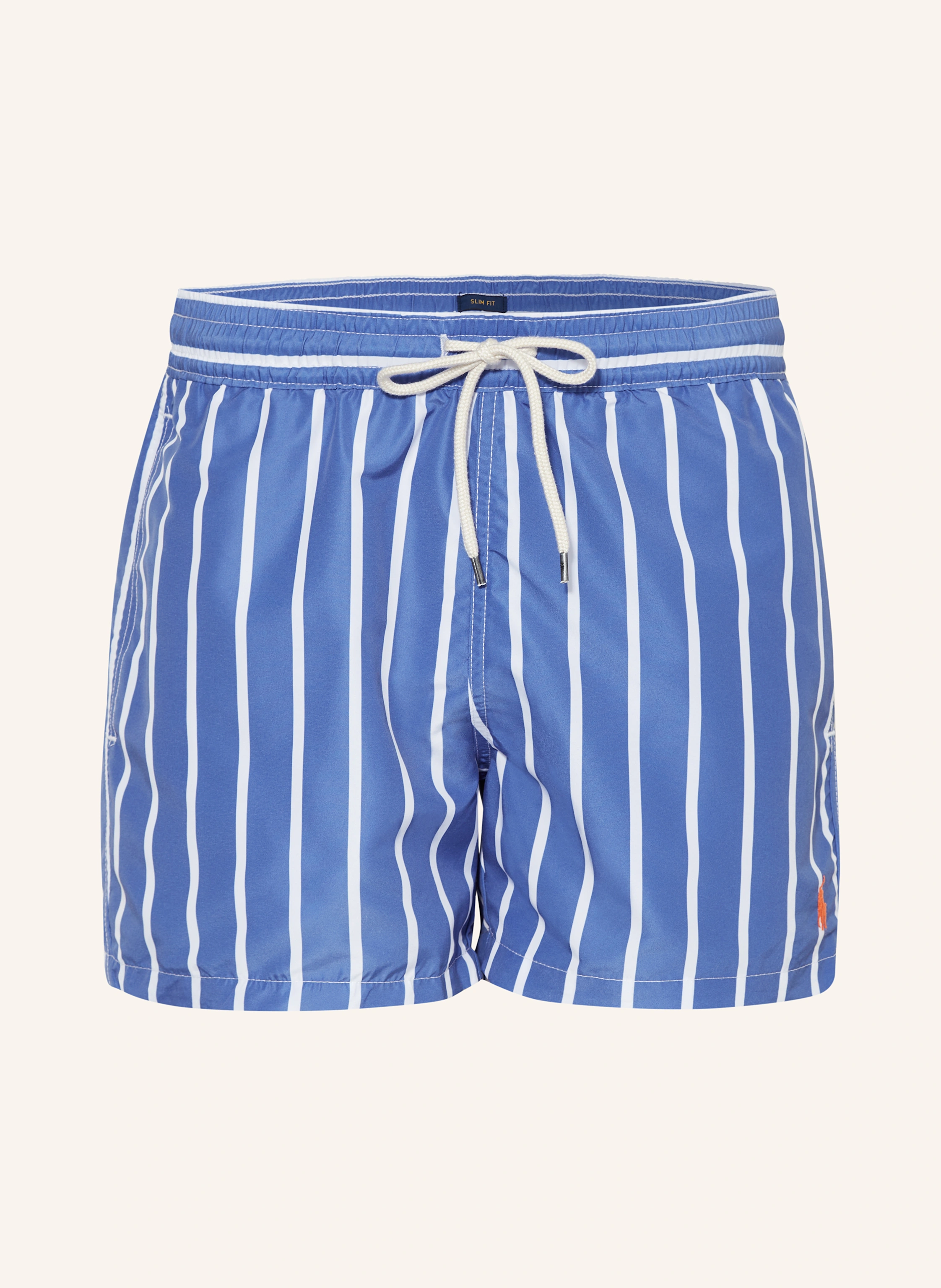 POLO RALPH LAUREN Swim Shorts in blue / white