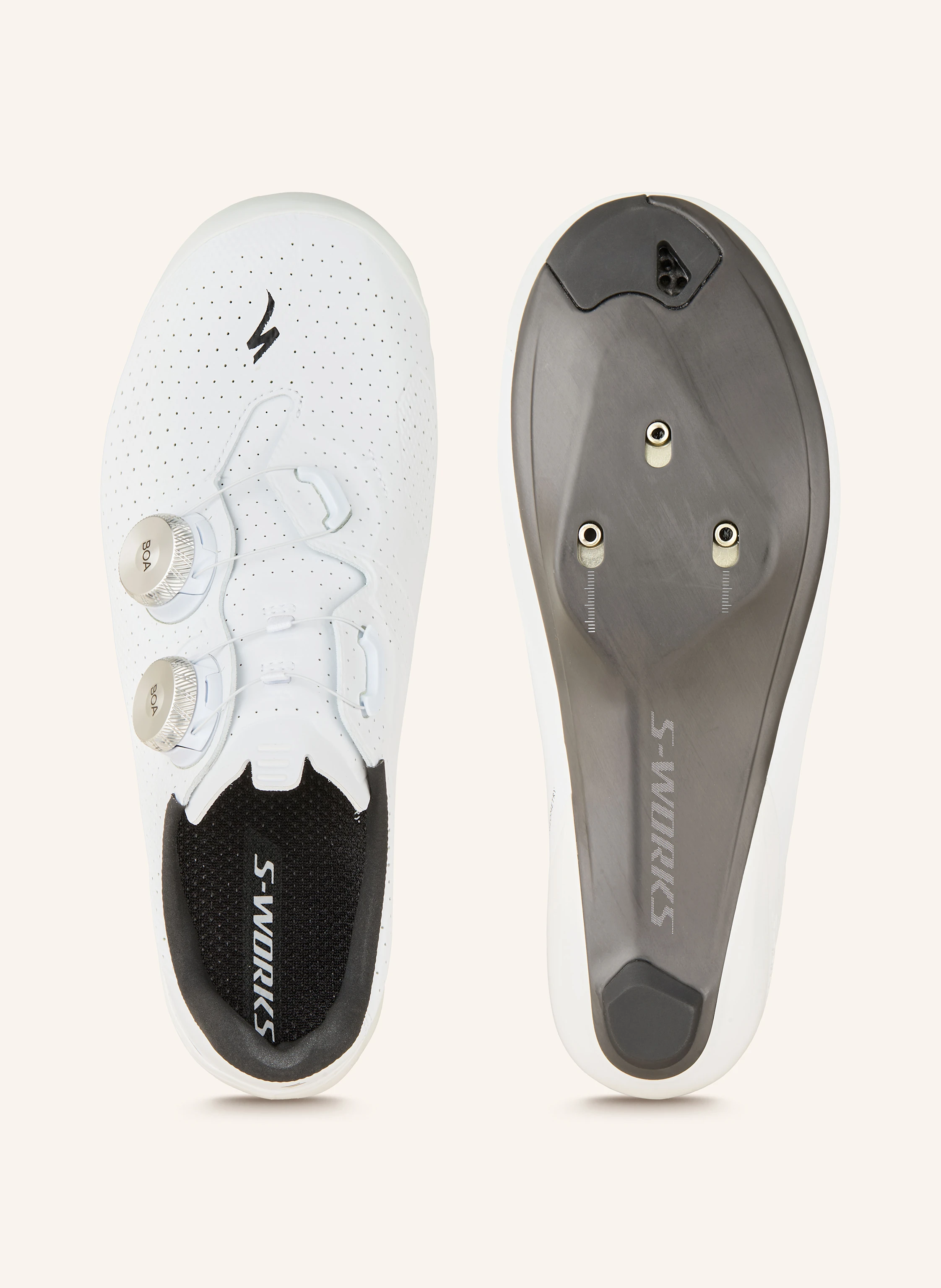 SPECIALIZED Rennradschuhe S-WORKS TORCH WIDE in weiss