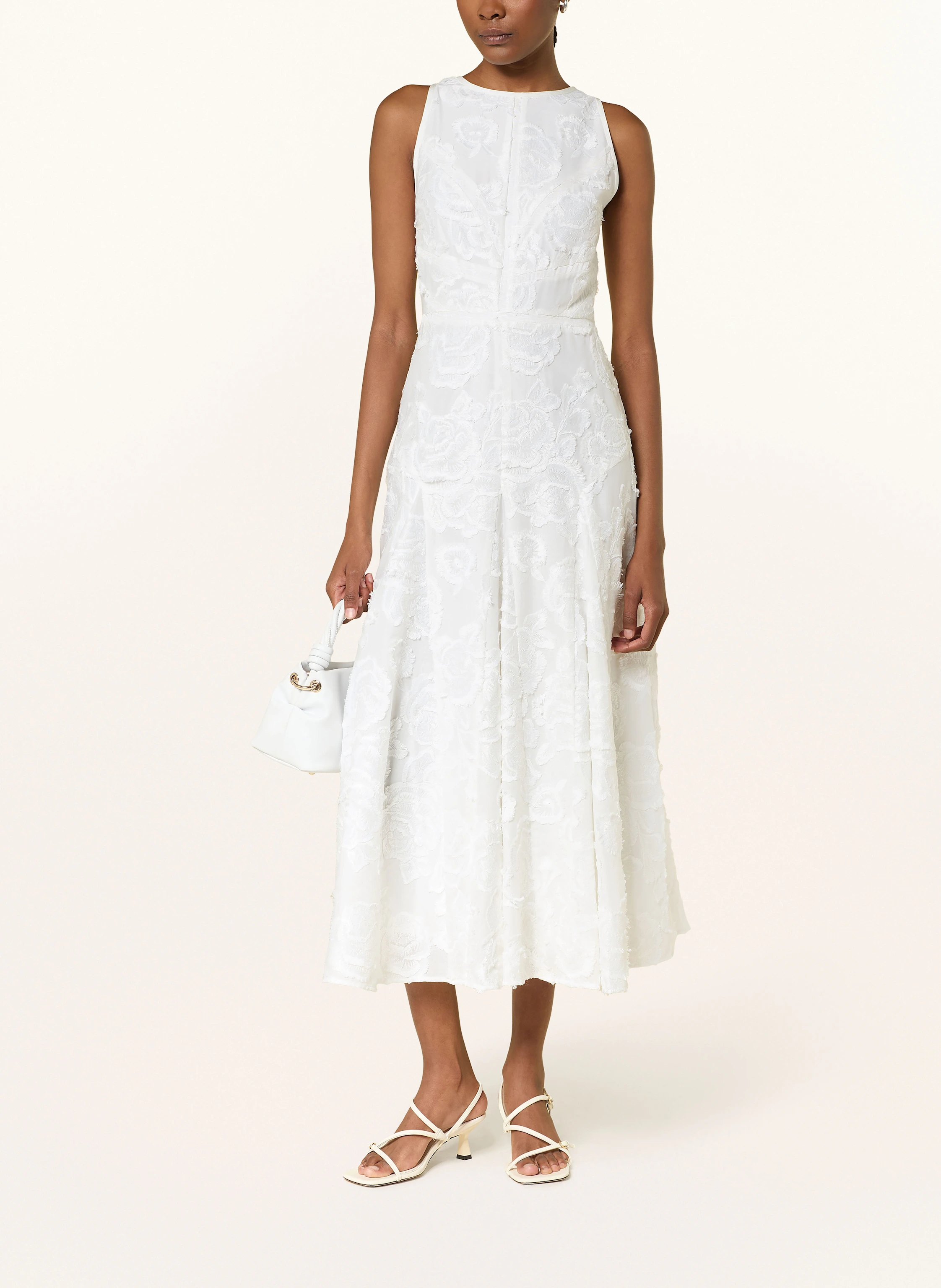 Midi Dresses Robe Blanche Ted Baker TED BAKER Robe BAYREE En Blanc