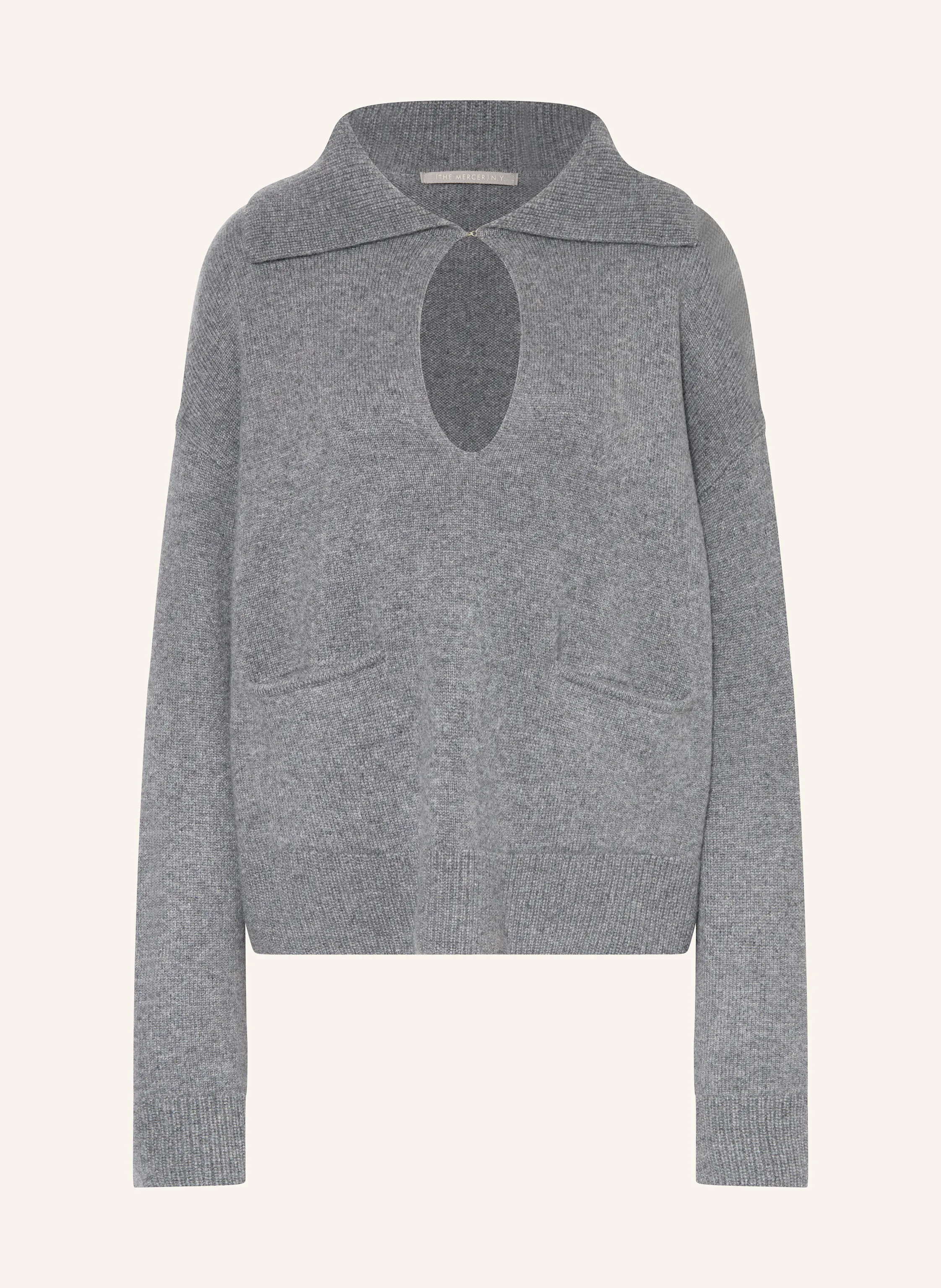 (THE MERCER) N.Y. Cashmere sweater: GRAY