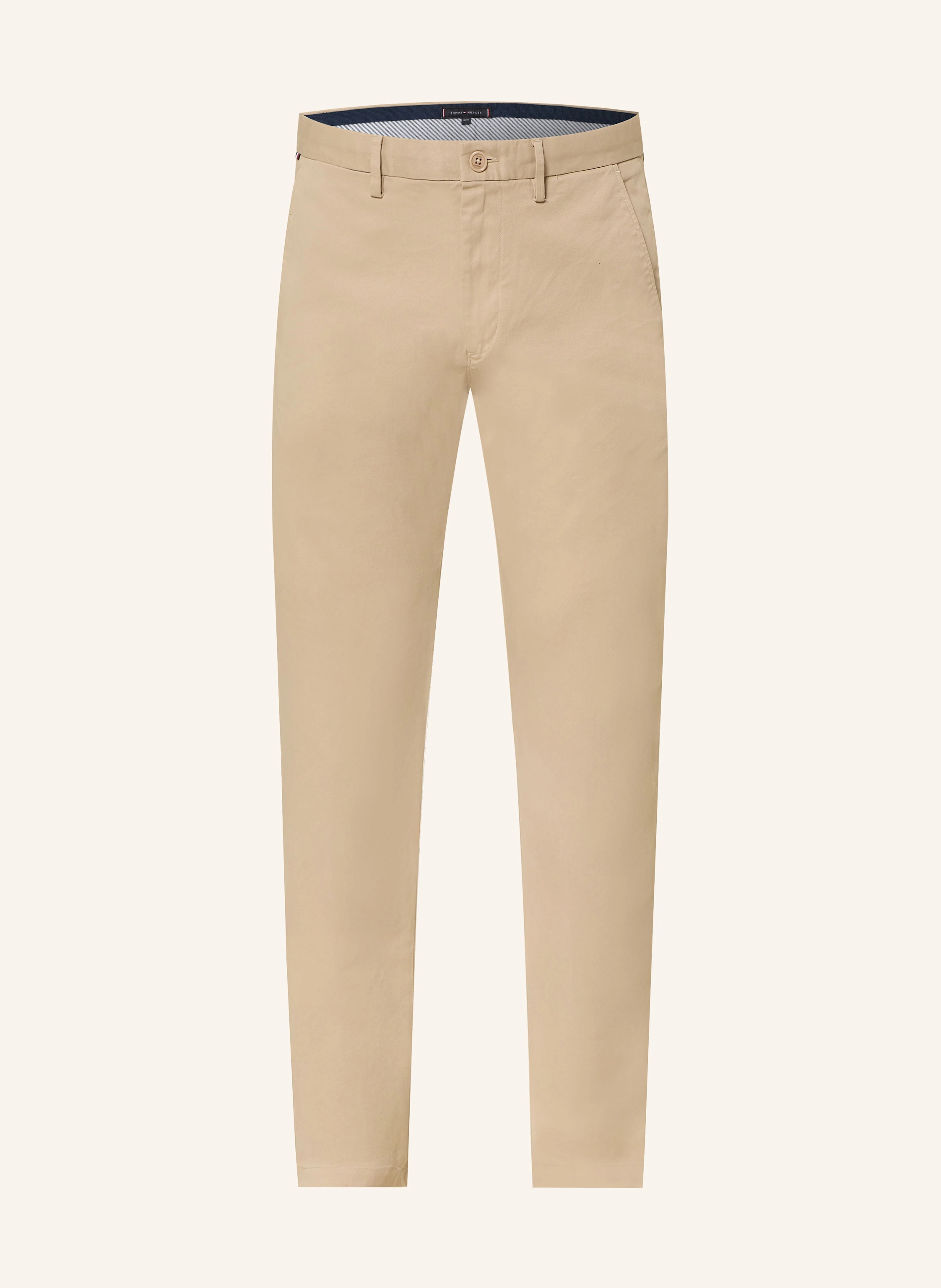 Khaki Tommy Hilfiger Slim Fit Flex Chinos Slim Fit Chino Pants