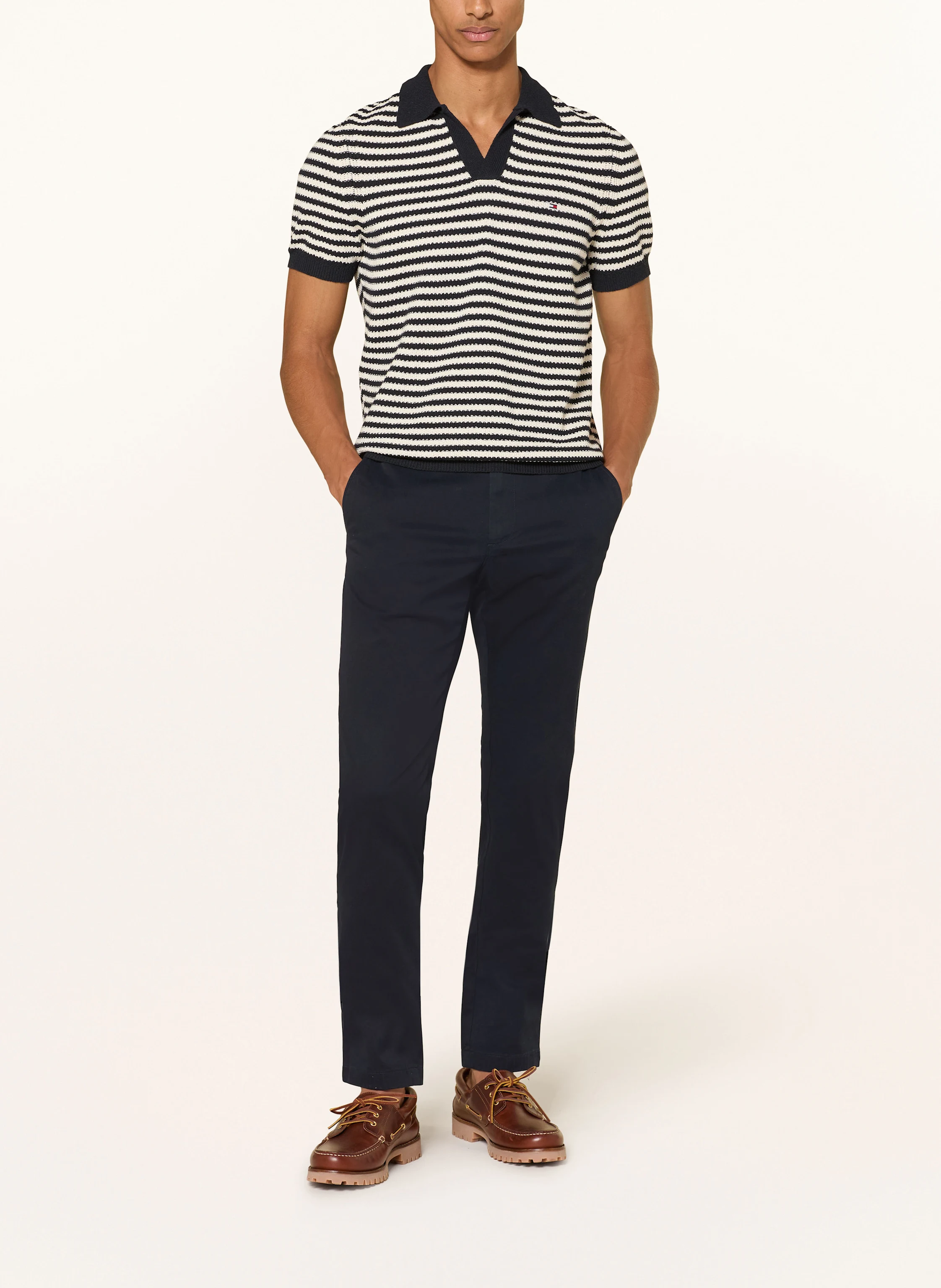 TOMMY HILFIGER Chinos 1985 THFLEX: DARK BLUE