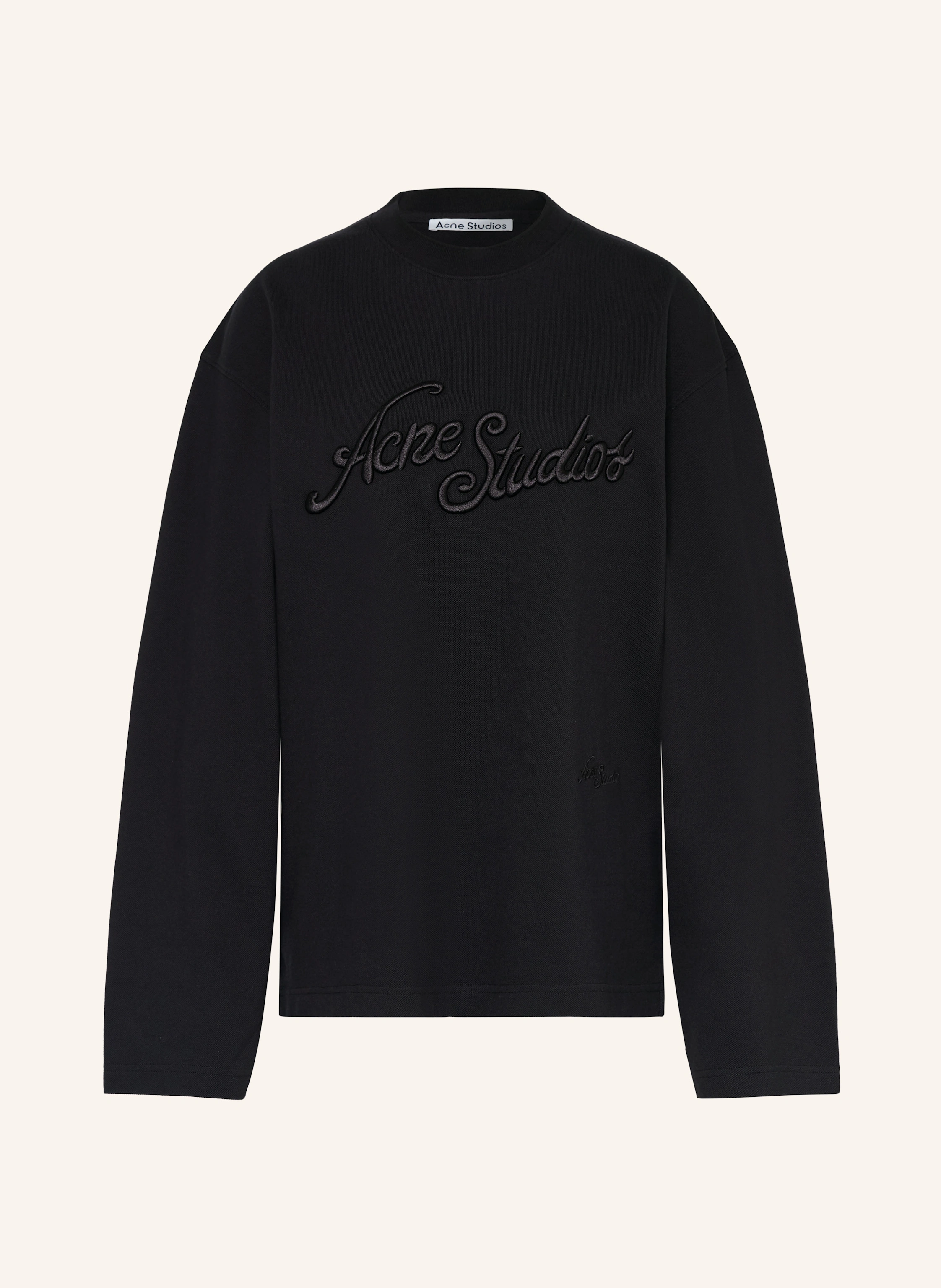 Acne Studios Long sleeve shirt in black