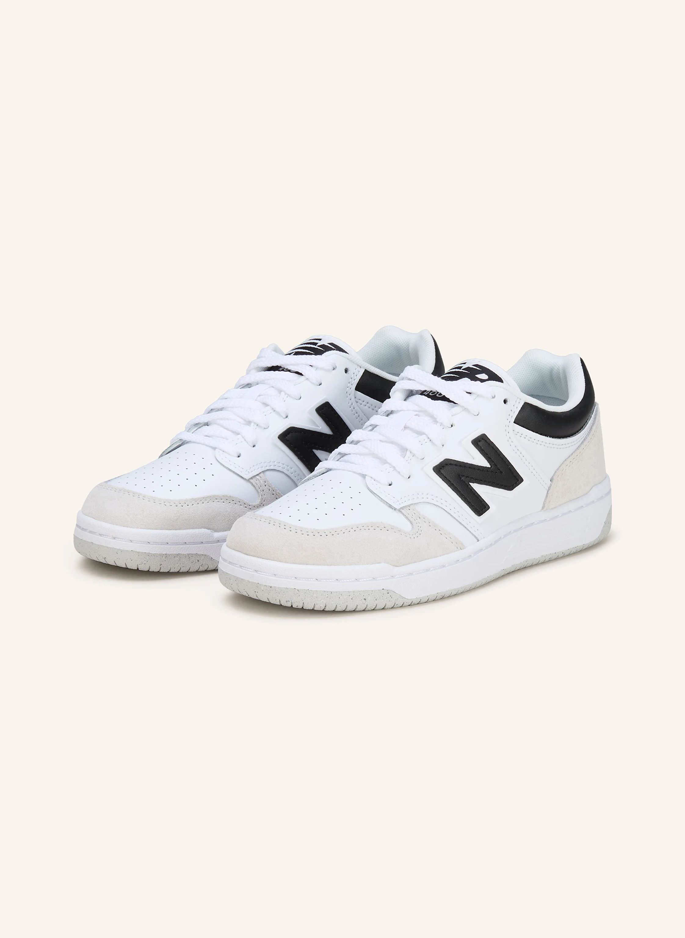 new balance Sneakers 480 in white/ black/ cream