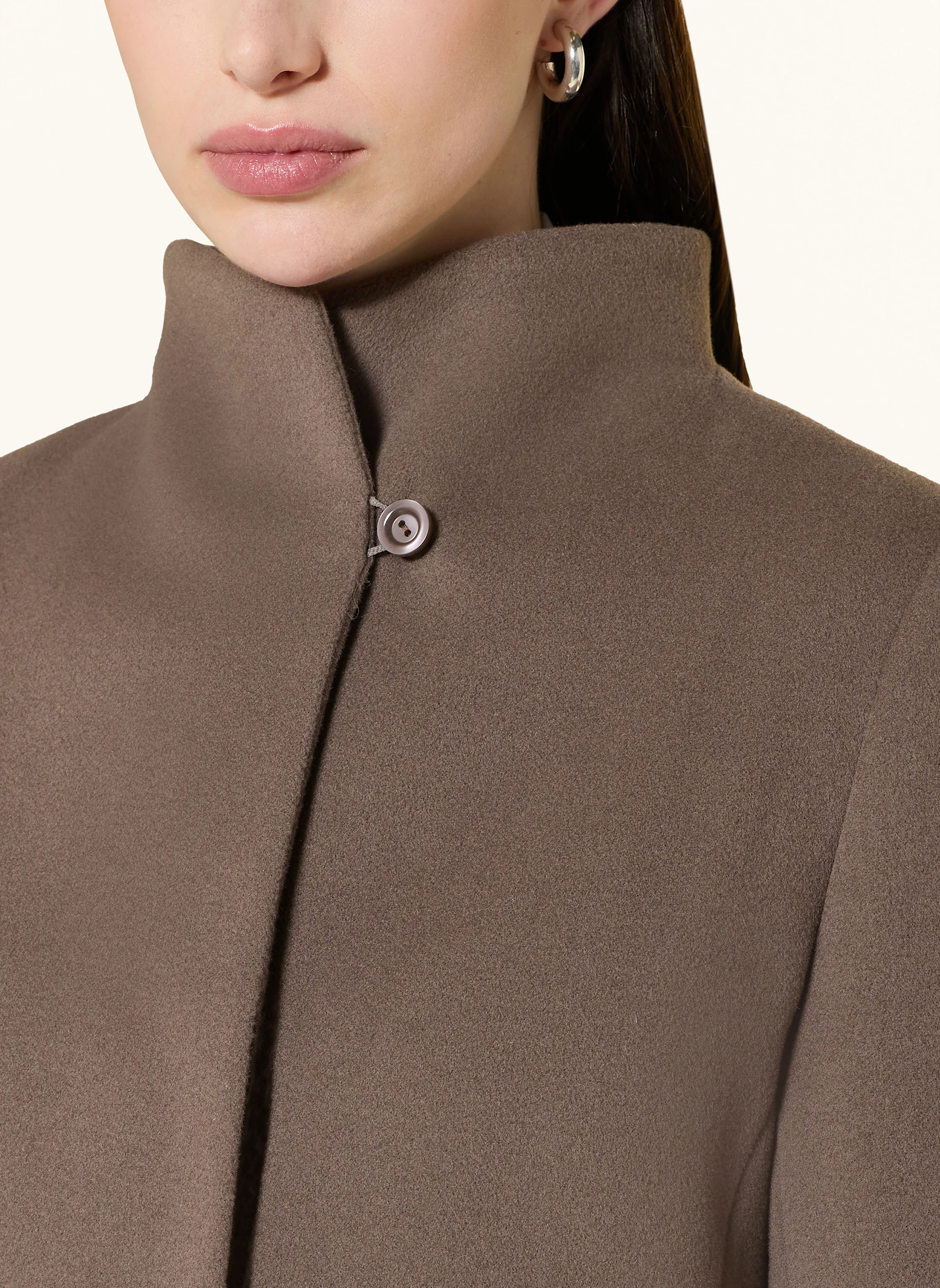 ICONS CINZIA ROCCA Wool coat: GRAY