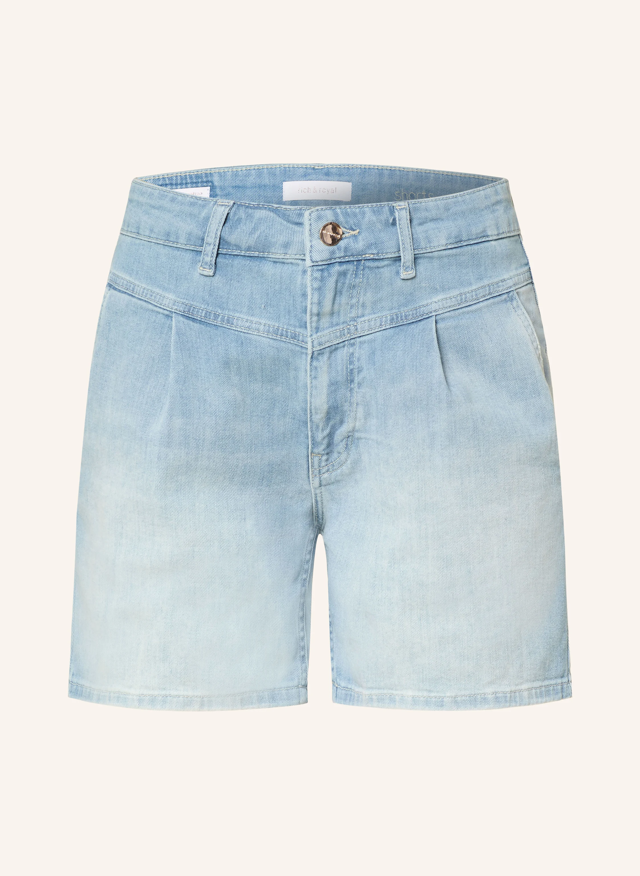 Rich Royal Denim shorts in 700 denim blue