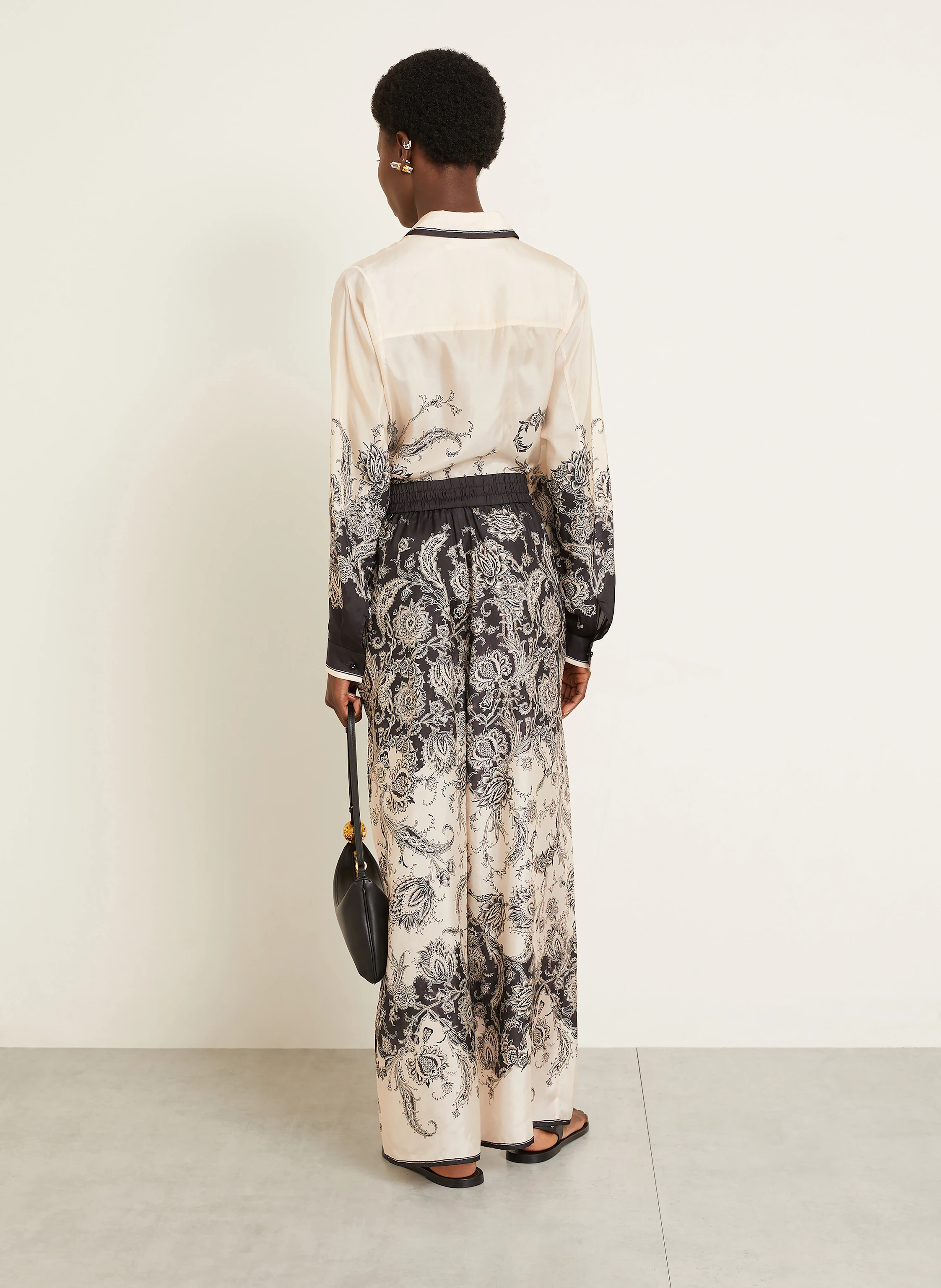 パンツ ZIMMERMANN RHIANNON PRINTED SILK TROUSERS Zimmermann Rhiannon Silk Relaxed Pants | Saks Fifth Avenue