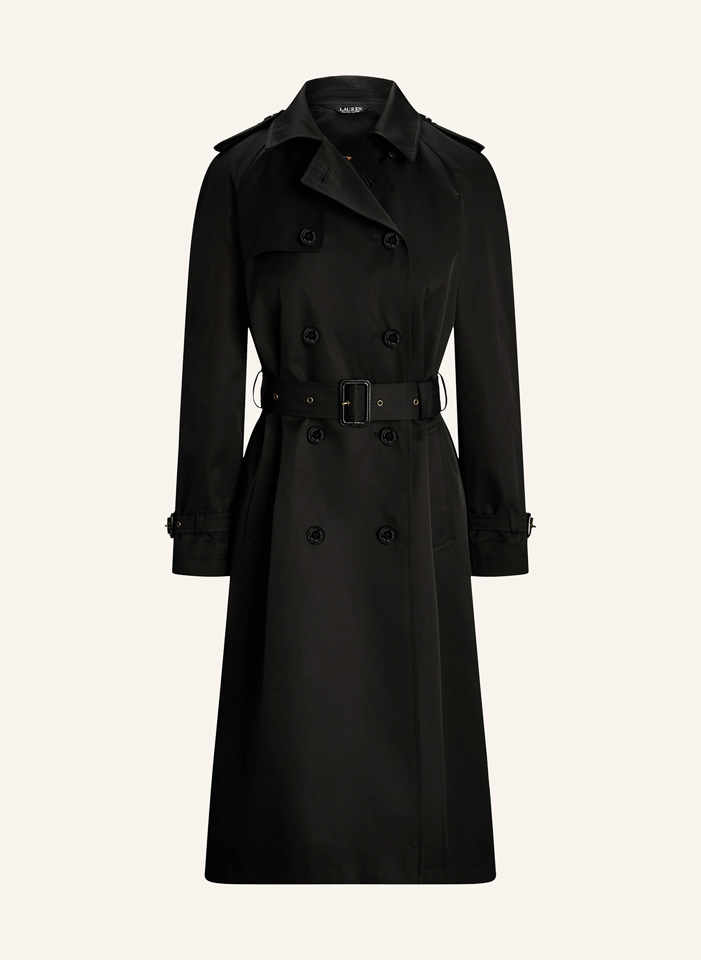 LAUREN RALPH LAUREN Trench coat in black