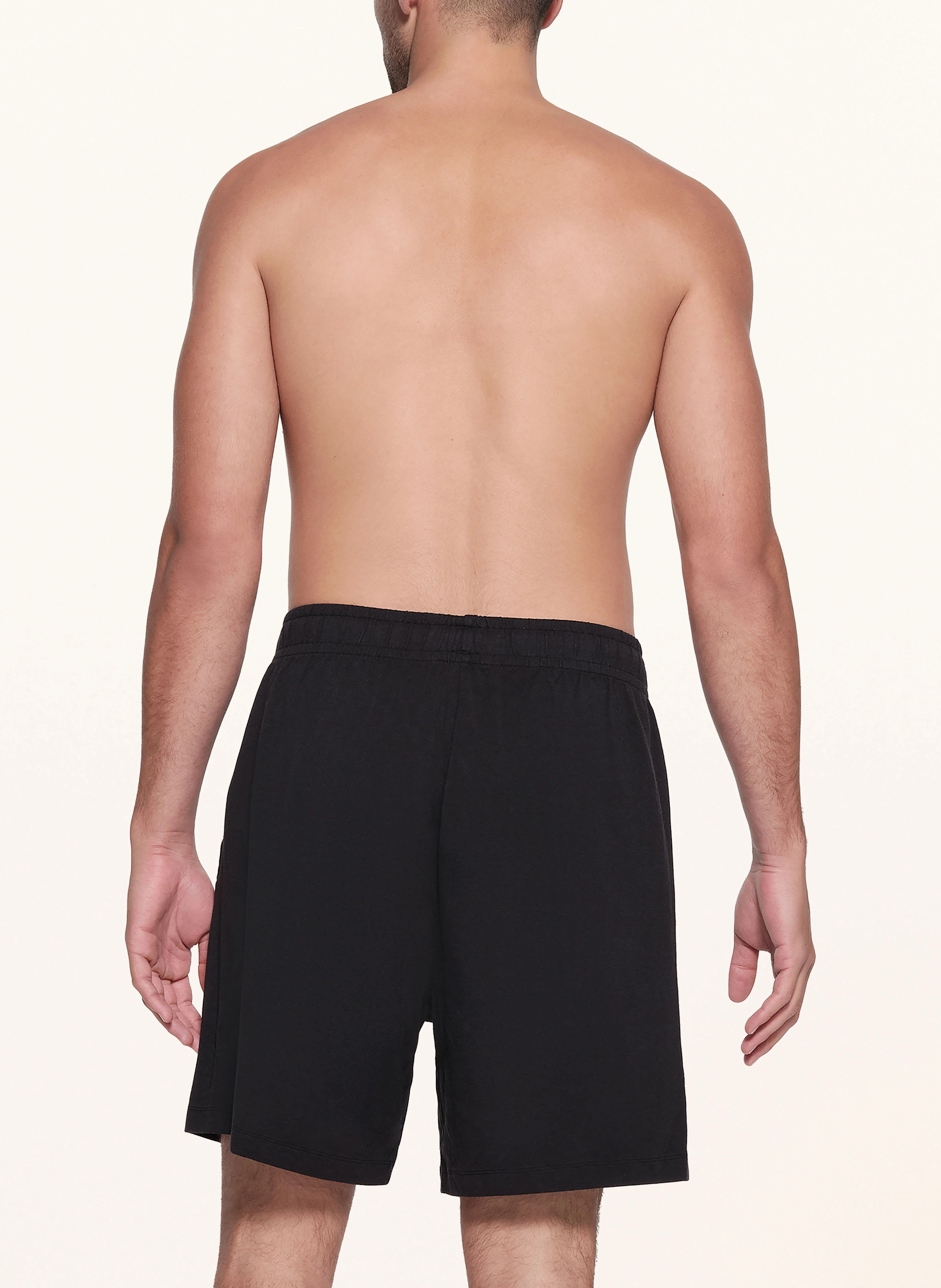 SKIMS JERSEY LOUNGE RELAXED lounge shorts: BLACK