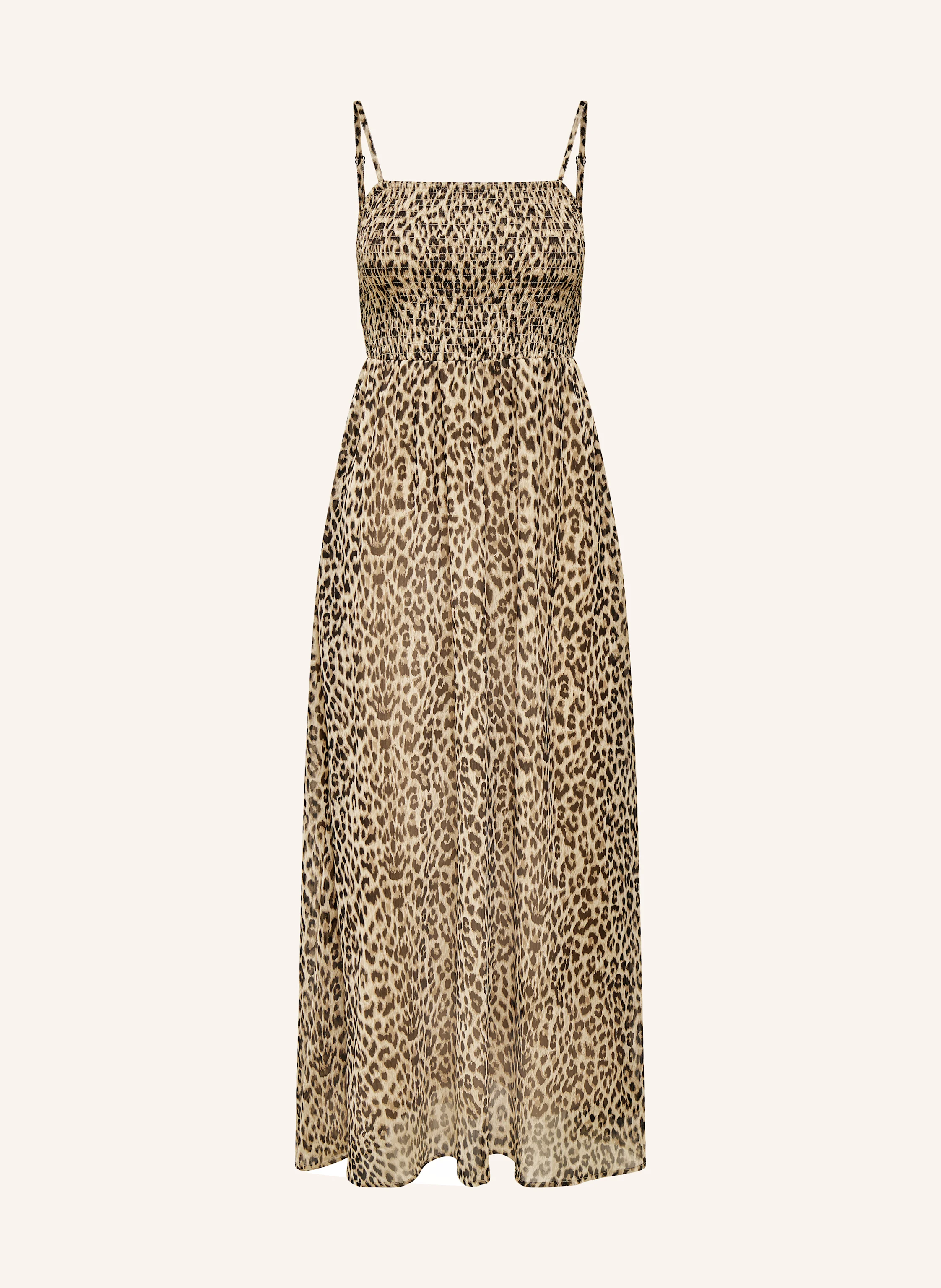ONLY Kleid in schwarz / creme / beige