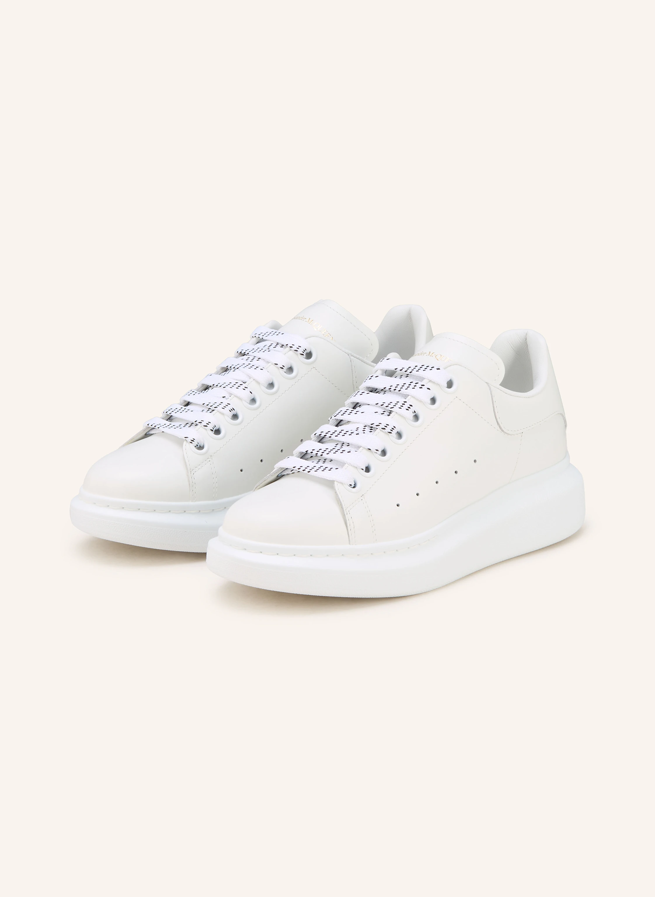Chaussures Alexander McQueen Low Blanches Multi - Taille US 14 (homme) - Cuir - Sneakers Plateforme - Neuf Avec Emballage
