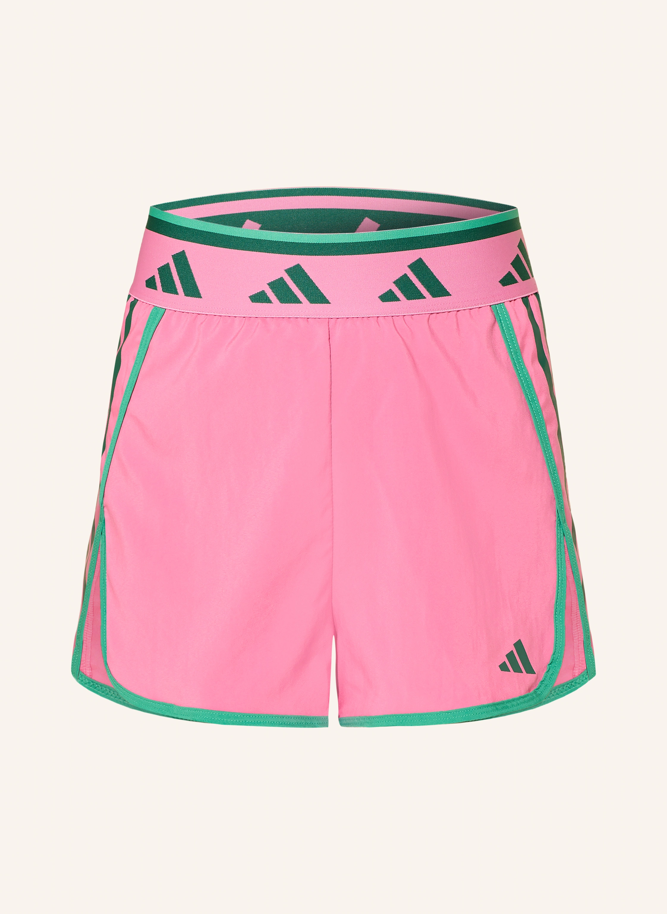 adidas Trainingsshorts HYPERGLAM WOVEN COLOR POP in pink/ dunkelgrün