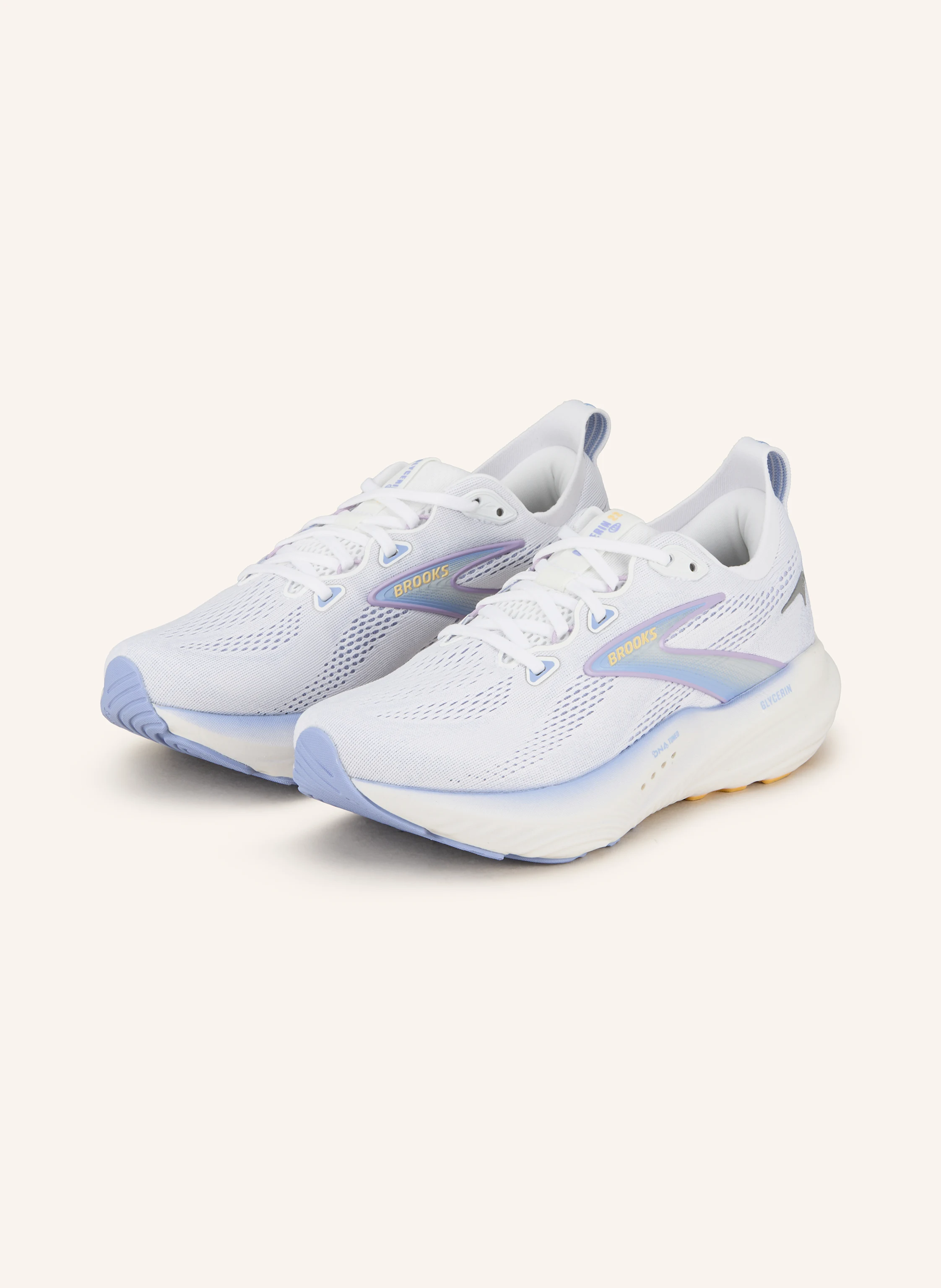 BROOKS Laufschuhe GLYCERIN 22 in weiss/ hellblau
