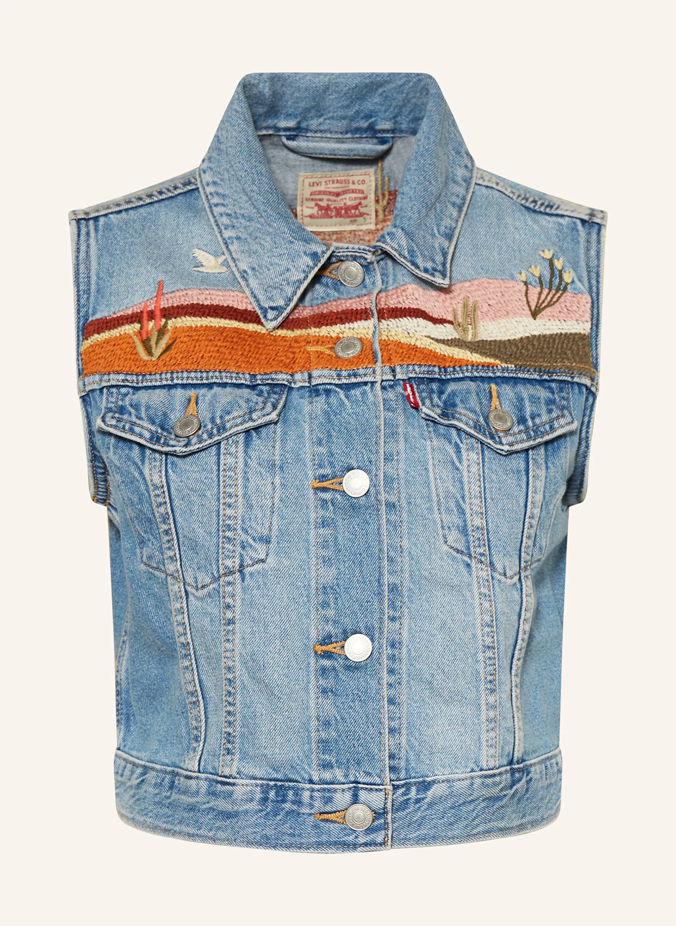 Levi's® Jeansweste in hellblau