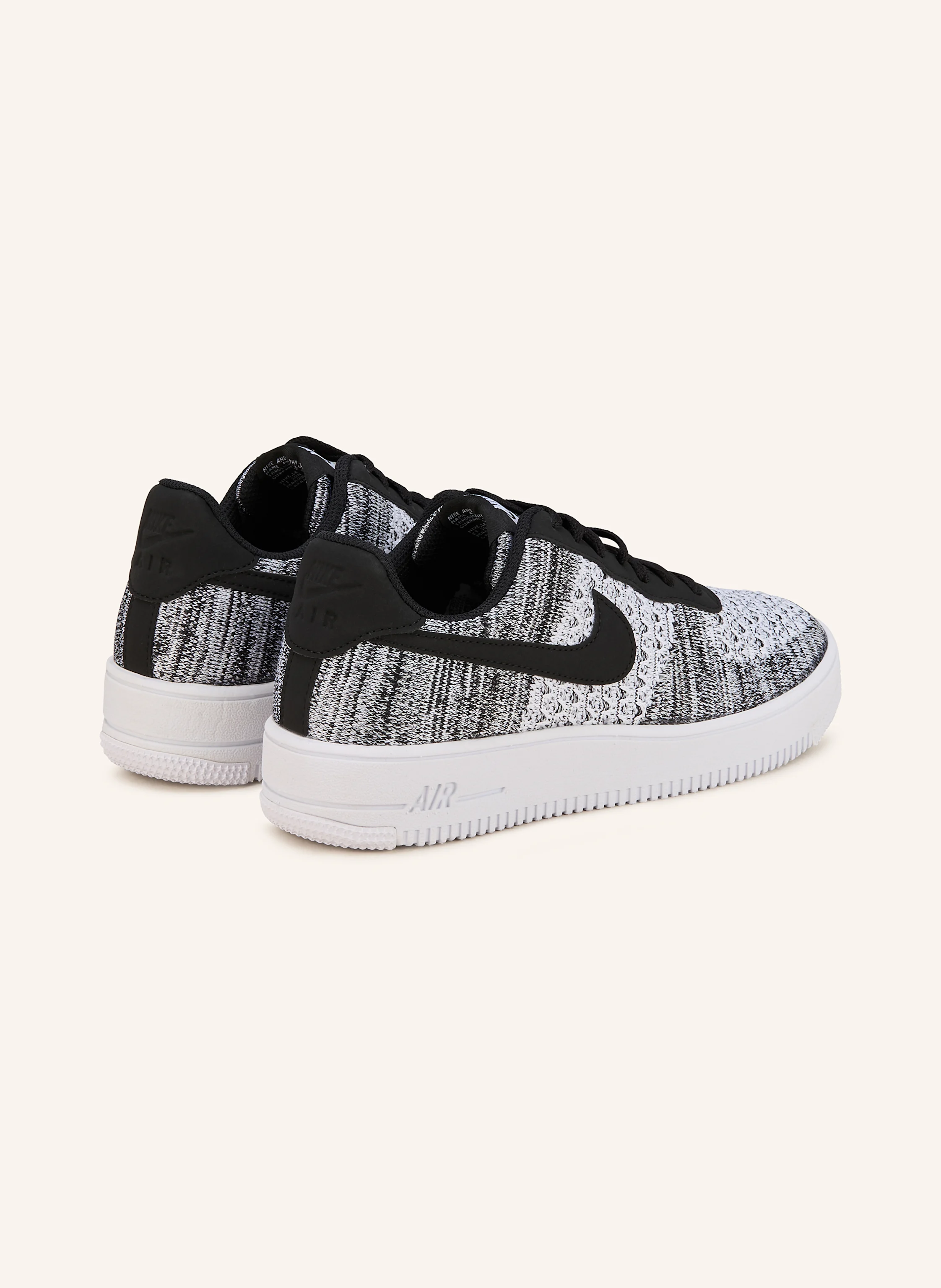Nike Sneakers AIR FORCE FLYKNIT in white/ black