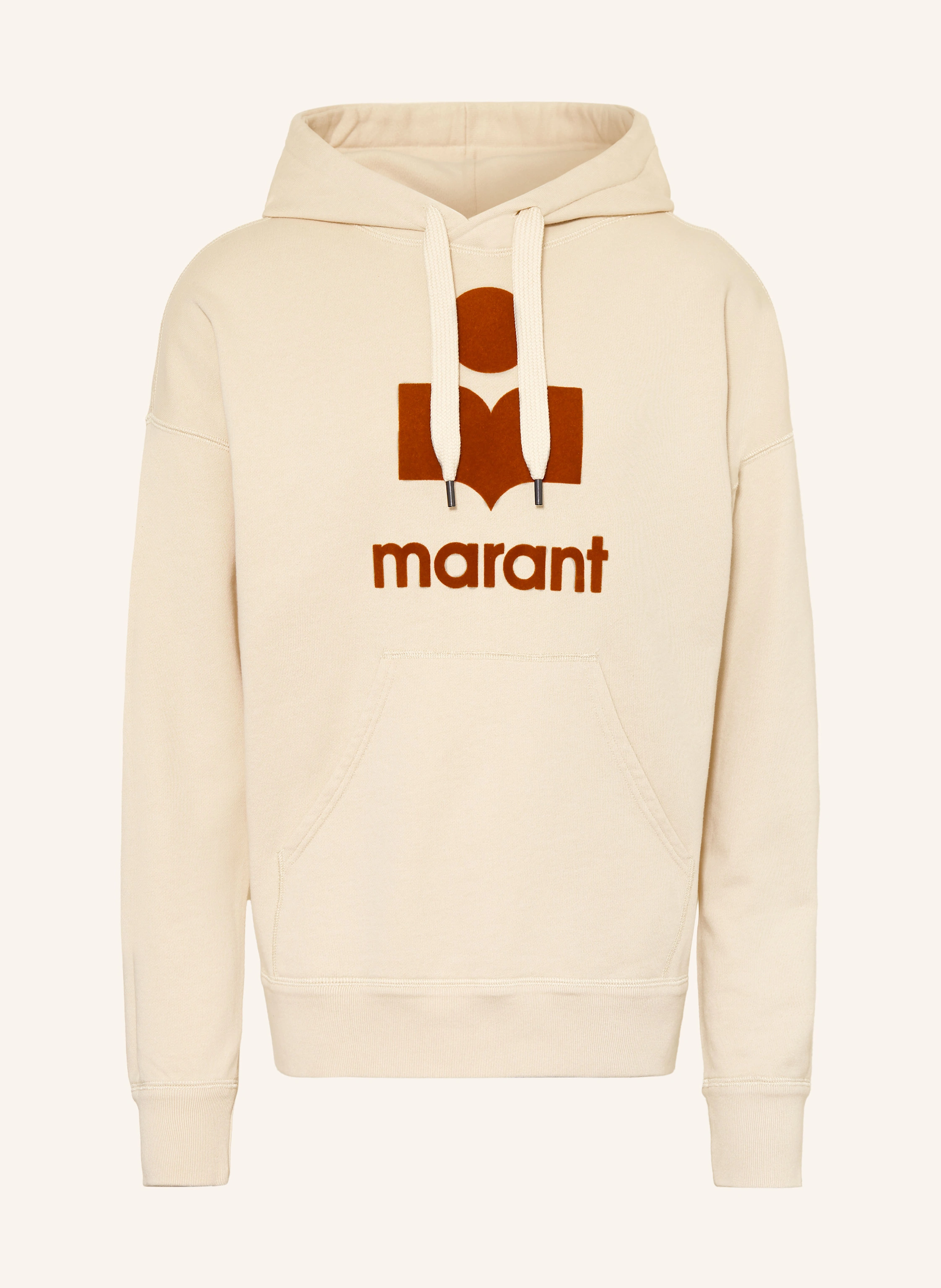 ISABEL MARANT Hoodie MILEY in cream/ dark orange