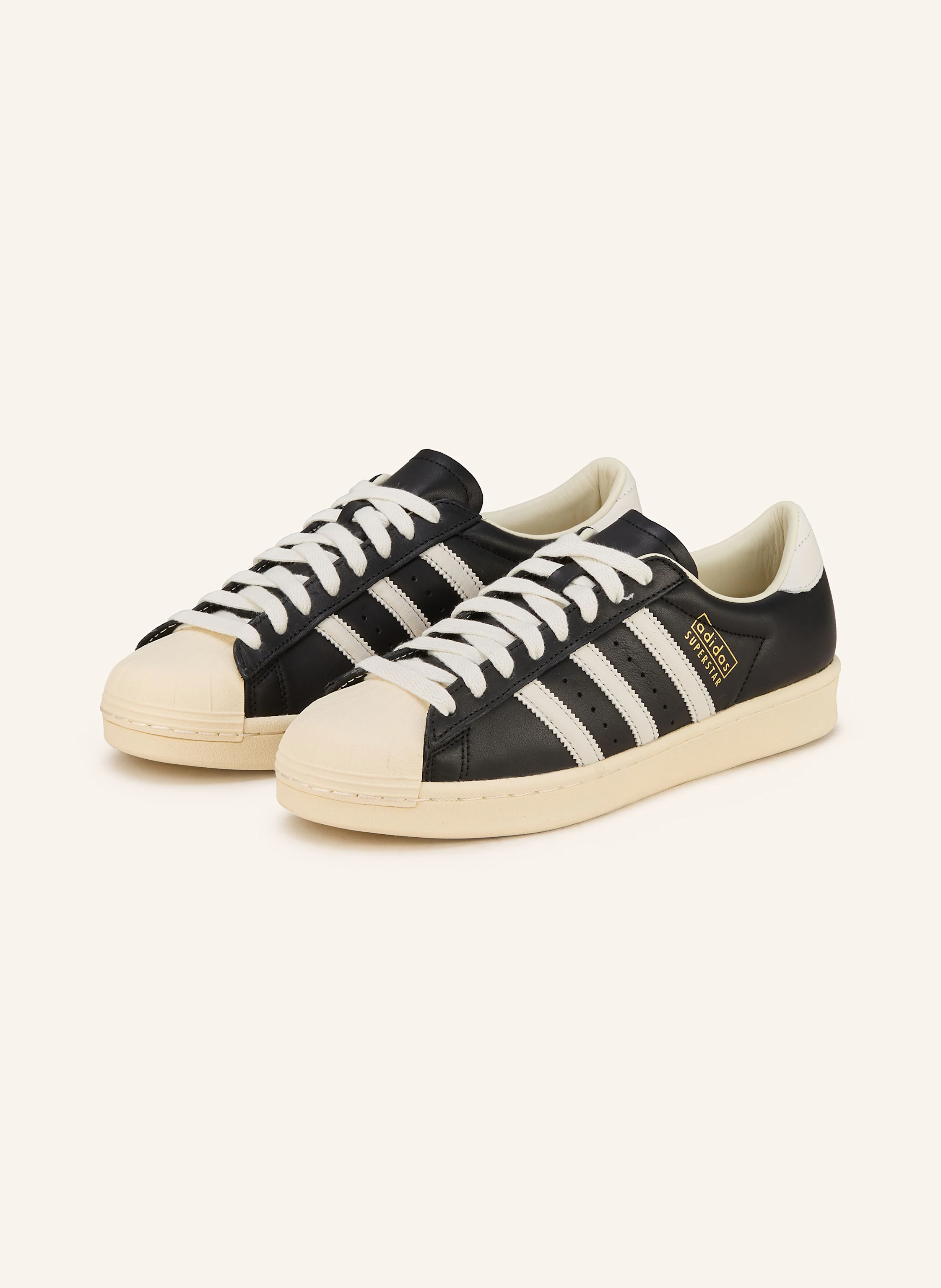 adidas Originals Sneakers SUPERSTAR VINTAGE in black/ ecru