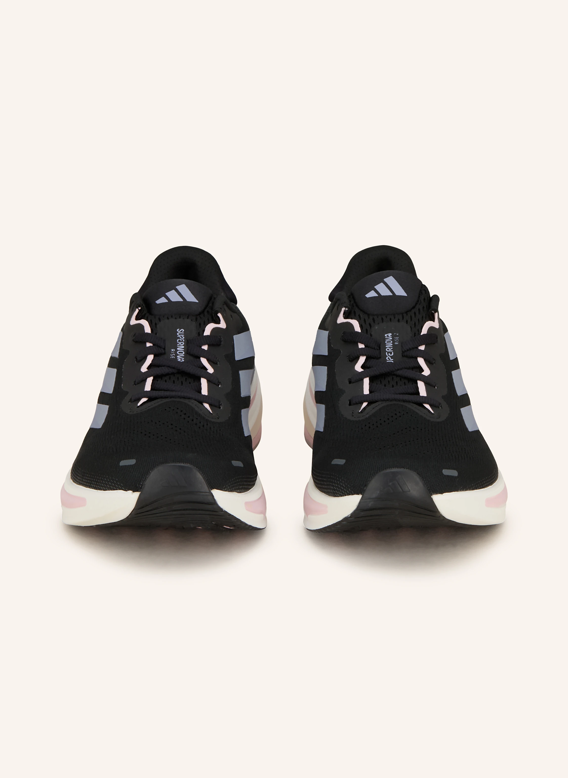 adidas SUPERNOVA RISE 2 running shoes in black / light purple