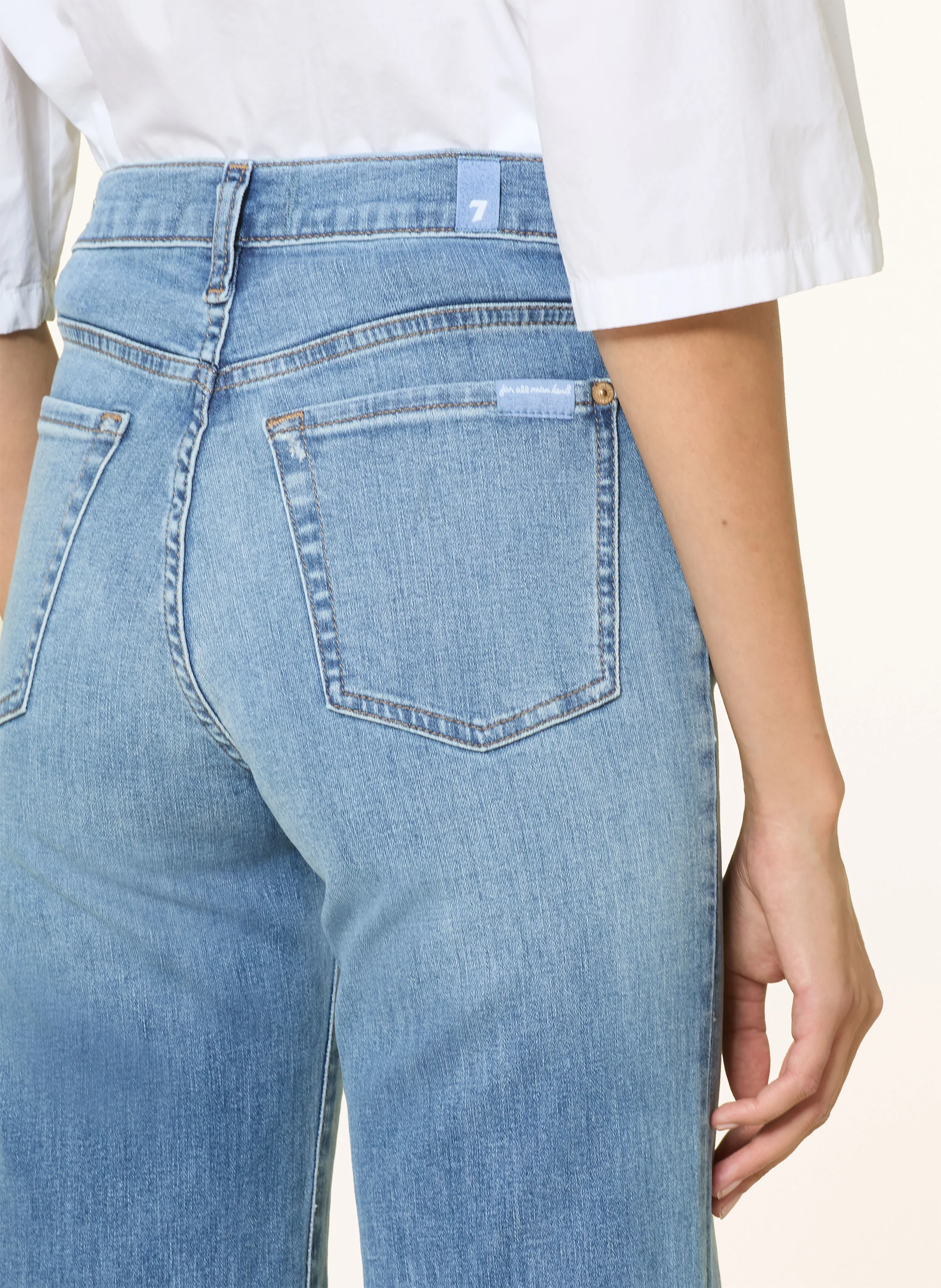 7 for all mankind Jeans med utsvängda ben MODERN DOJO: 1BV Pine